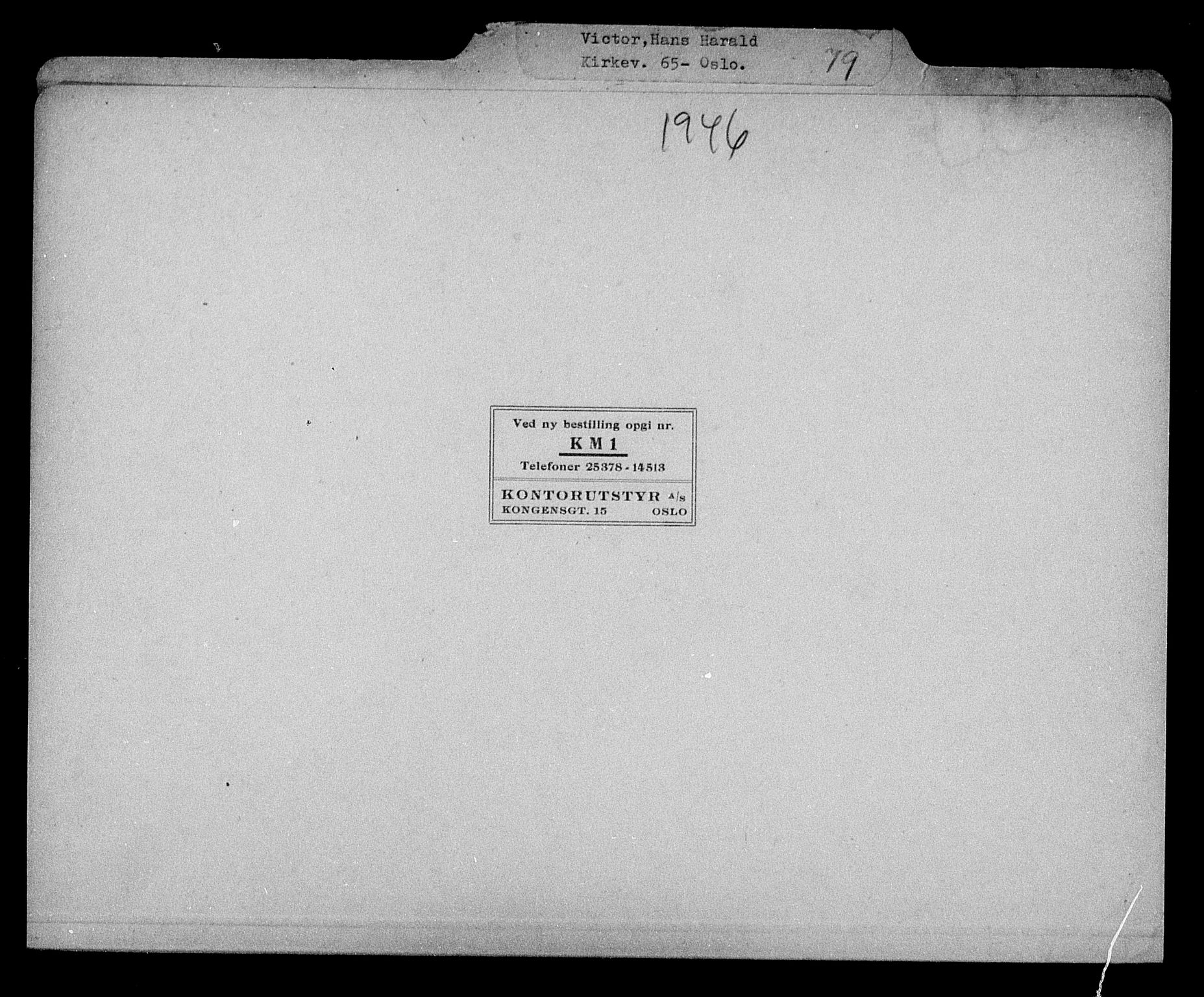 Justisdepartementet, Tilbakeføringskontoret for inndratte formuer, AV/RA-S-1564/H/Hc/Hcc/L0985: --, 1945-1947, p. 2