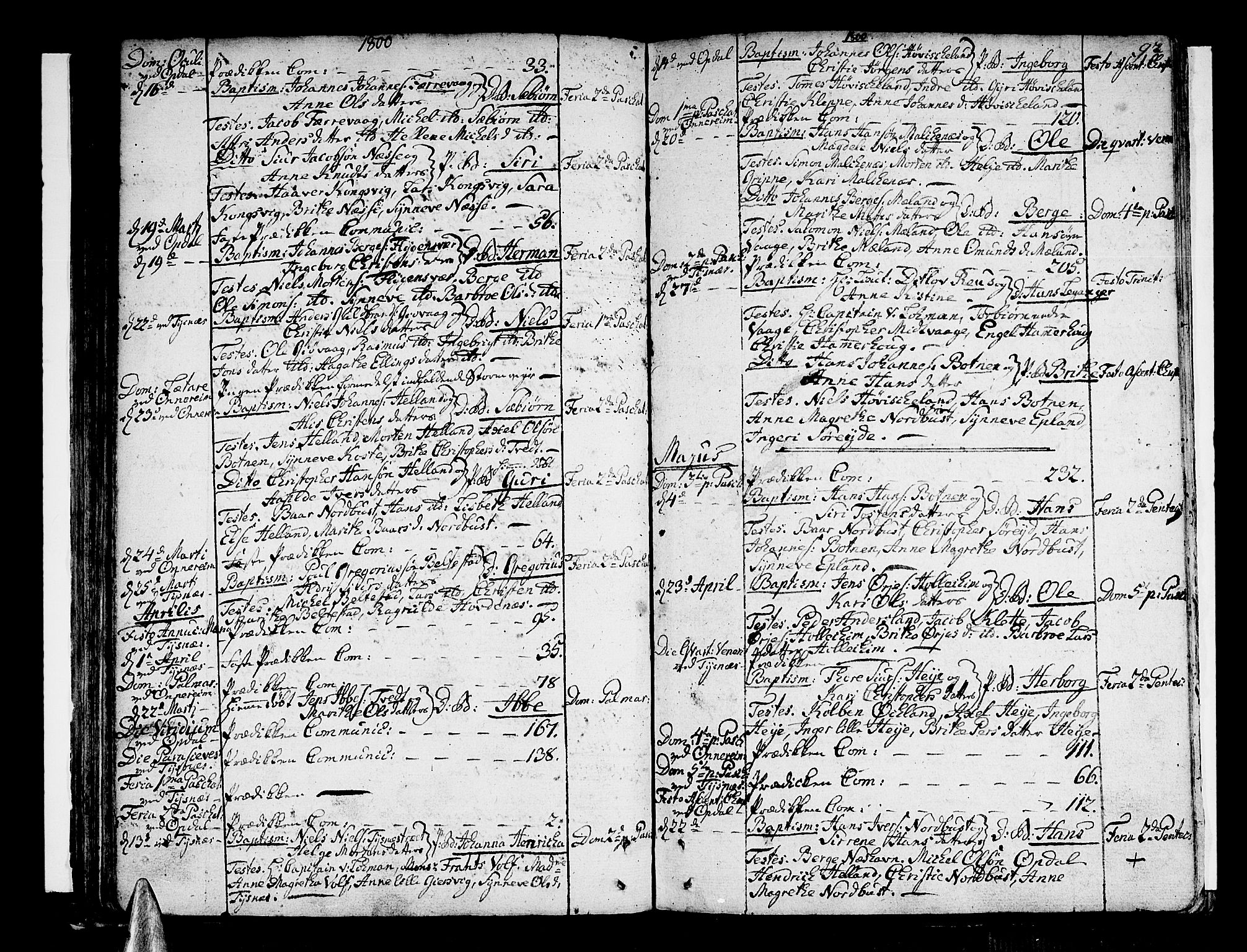 Tysnes sokneprestembete, SAB/A-78601/H/Haa: Parish register (official) no. A 2 /1, 1732-1804, p. 92
