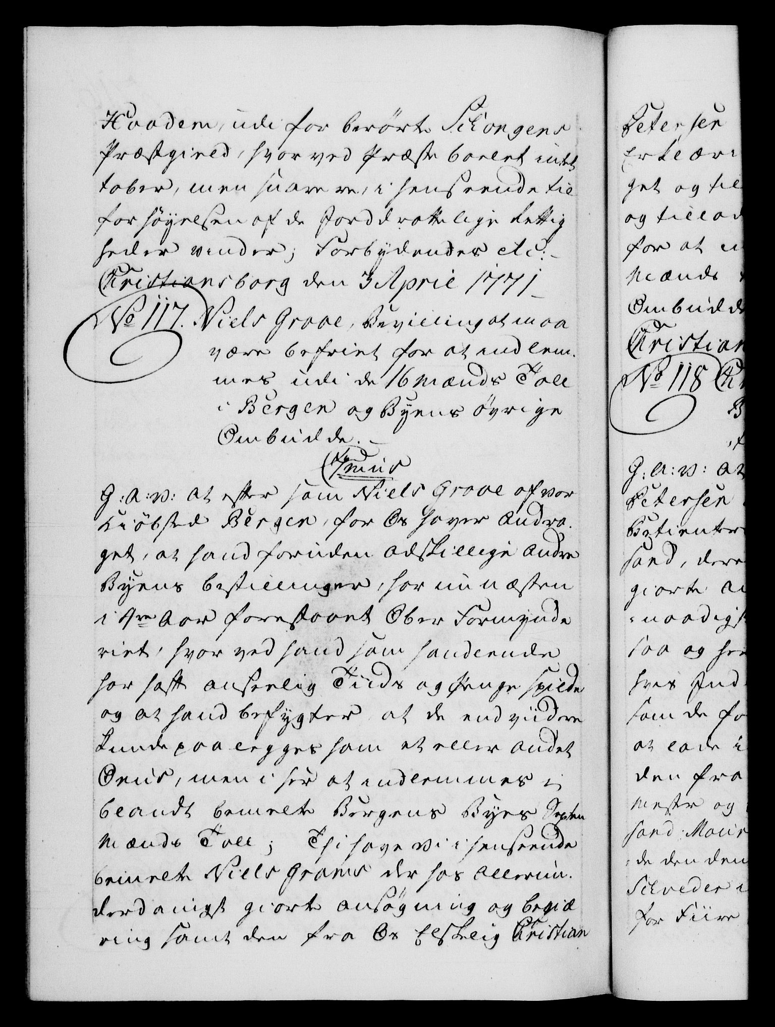 Danske Kanselli 1572-1799, AV/RA-EA-3023/F/Fc/Fca/Fcaa/L0044: Norske registre, 1769-1771, p. 716b