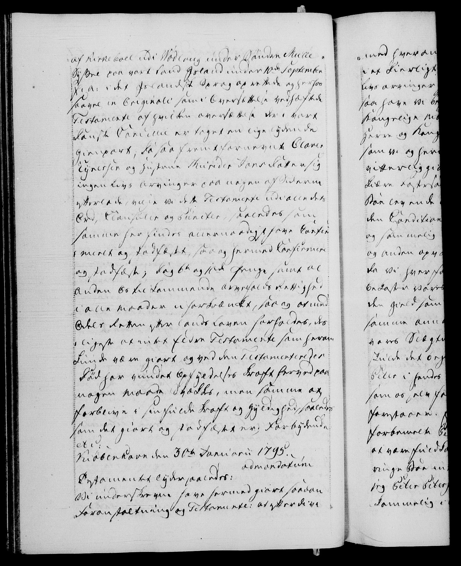 Danske Kanselli 1572-1799, AV/RA-EA-3023/F/Fc/Fca/Fcaa/L0056: Norske registre, 1795-1796, p. 47b