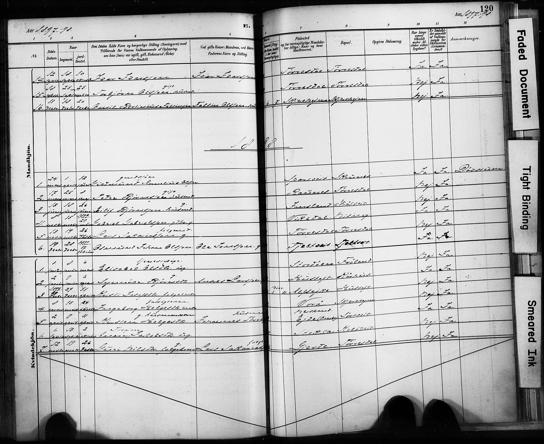 Skjold sokneprestkontor, AV/SAST-A-101847/H/Ha/Haa/L0009: Parish register (official) no. A 9, 1882-1898, p. 120