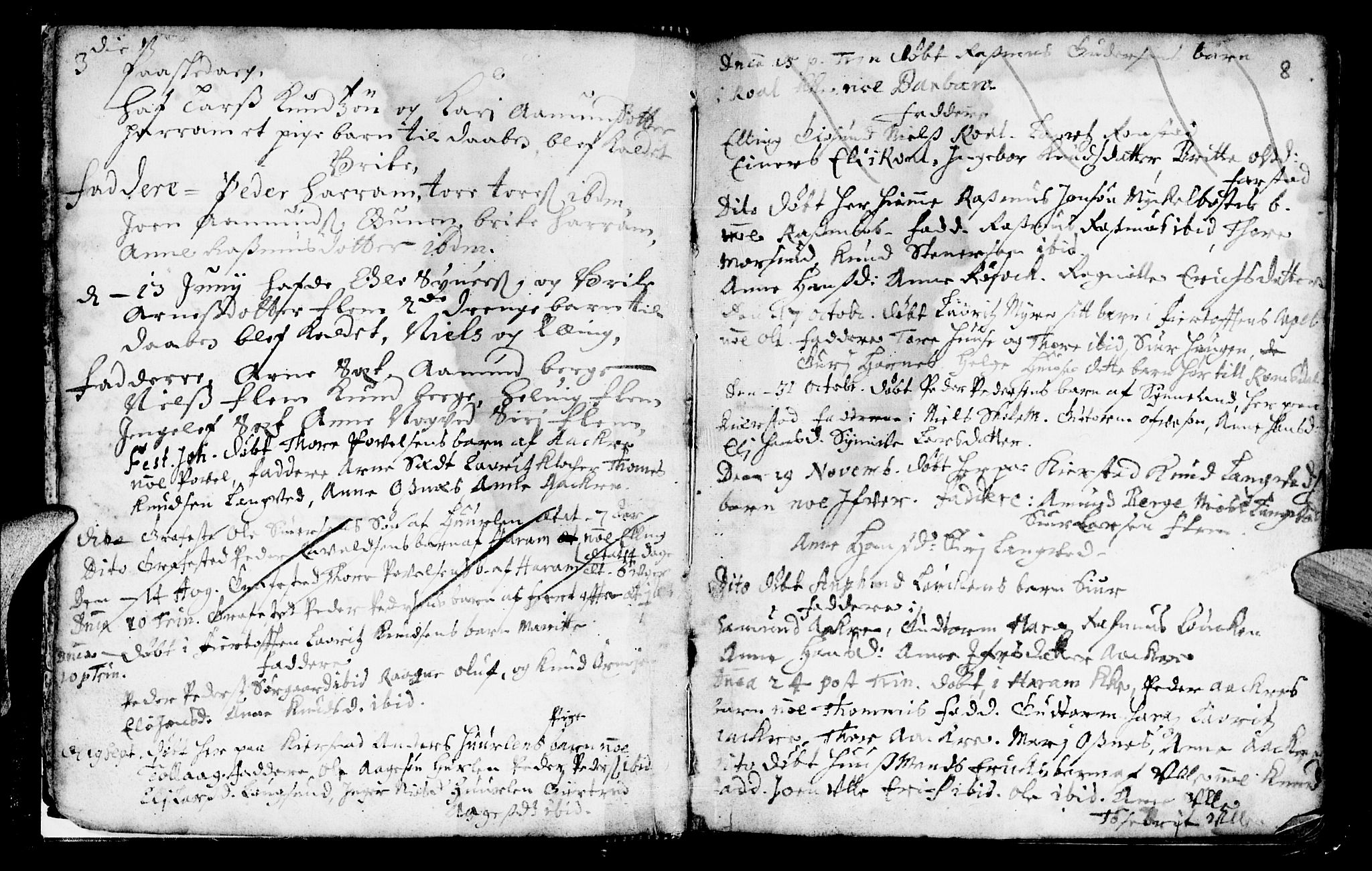 Ministerialprotokoller, klokkerbøker og fødselsregistre - Møre og Romsdal, AV/SAT-A-1454/536/L0491: Parish register (official) no. 536A01 /1, 1689-1737, p. 8