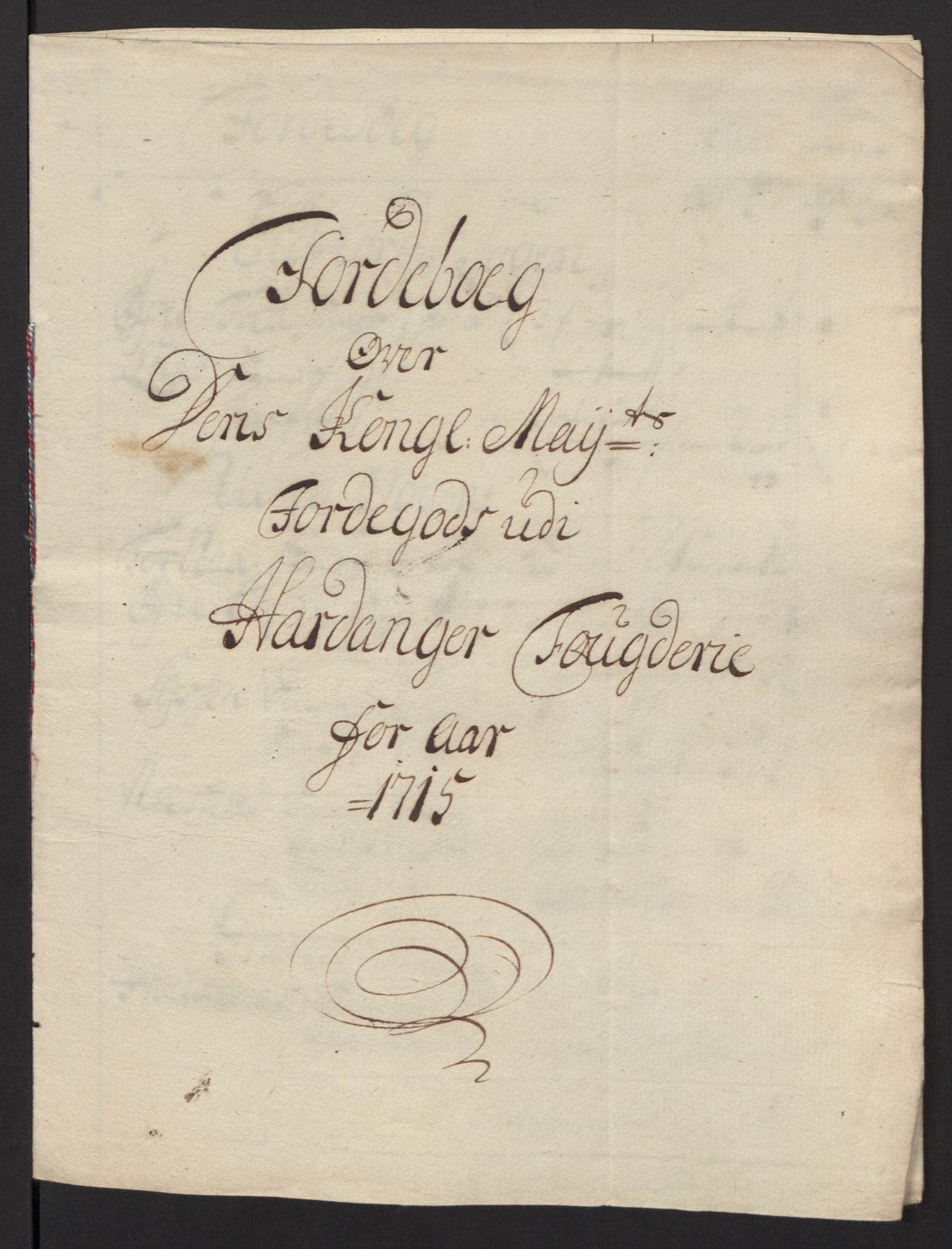 Rentekammeret inntil 1814, Reviderte regnskaper, Fogderegnskap, AV/RA-EA-4092/R48/L2991: Fogderegnskap Sunnhordland og Hardanger, 1715, p. 219