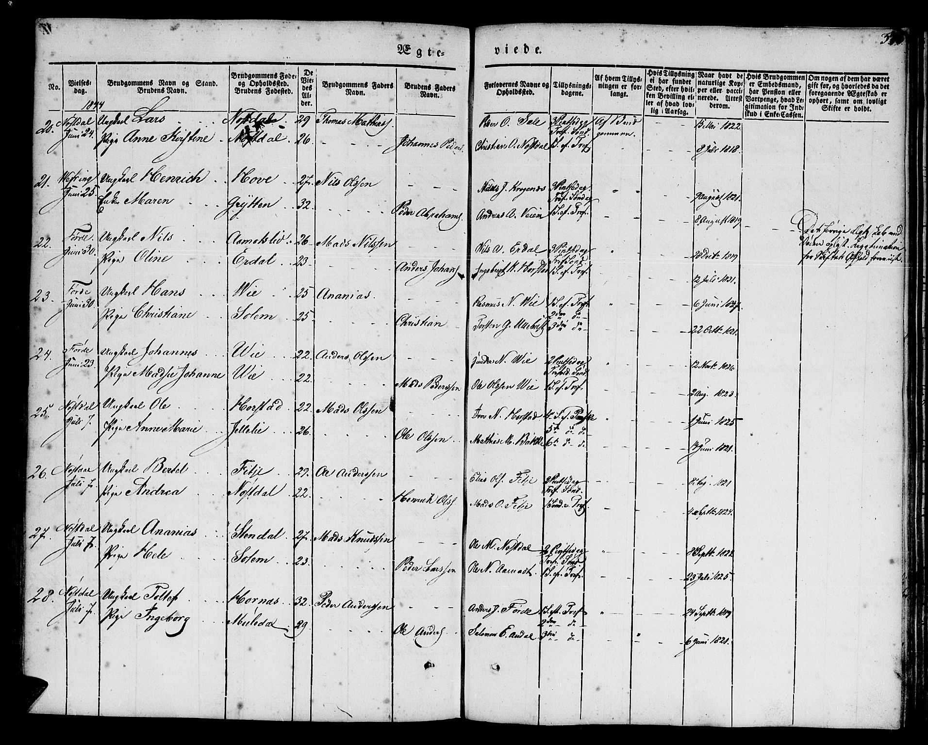 Førde sokneprestembete, AV/SAB-A-79901/H/Haa/Haaa/L0007: Parish register (official) no. A 7, 1843-1860, p. 378