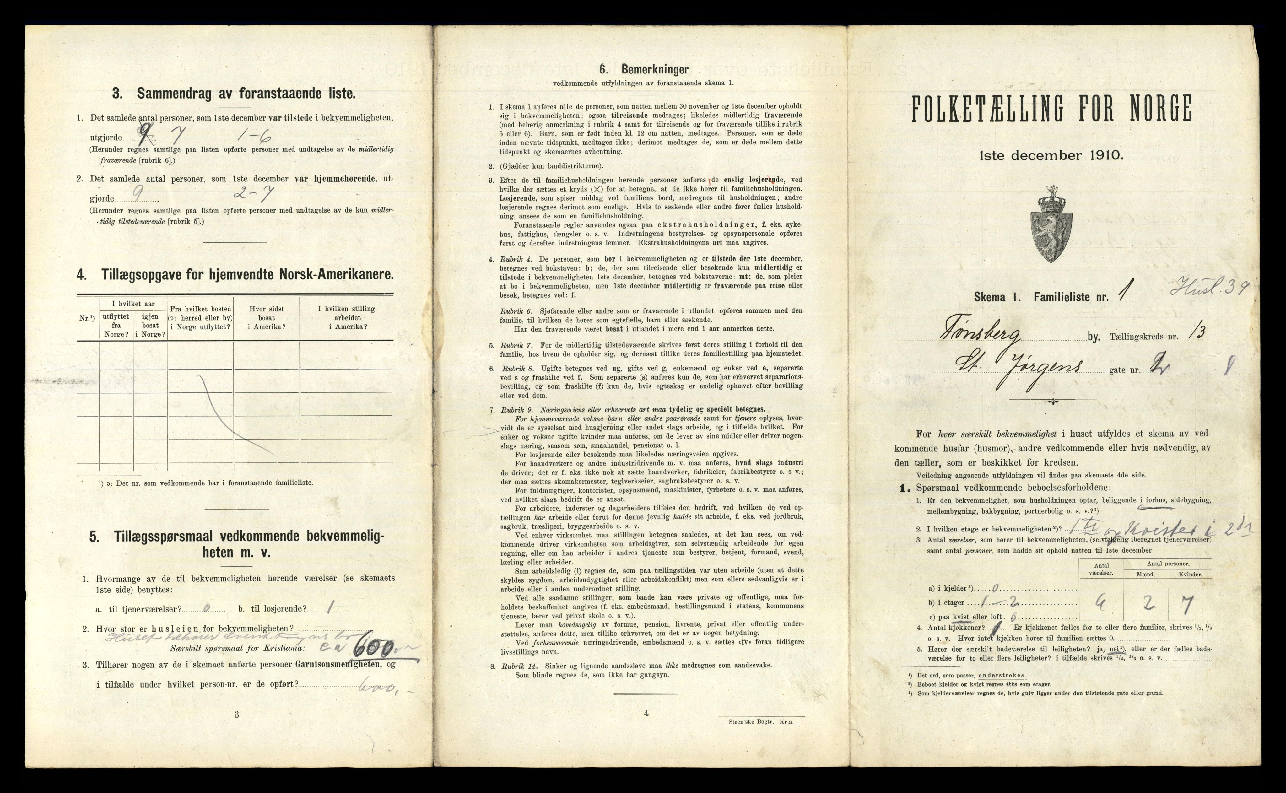 RA, 1910 census for Tønsberg, 1910, p. 5883