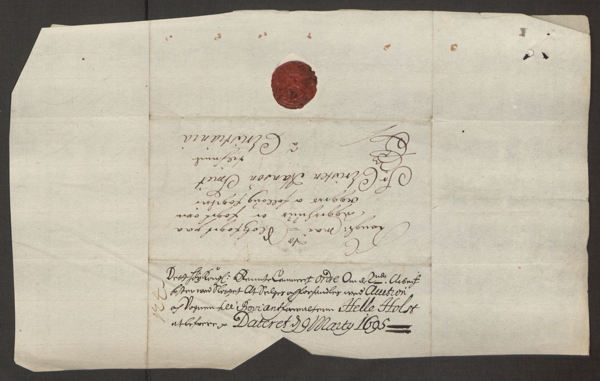 Rentekammeret inntil 1814, Reviderte regnskaper, Fogderegnskap, AV/RA-EA-4092/R10/L0439: Fogderegnskap Aker og Follo, 1695, p. 214