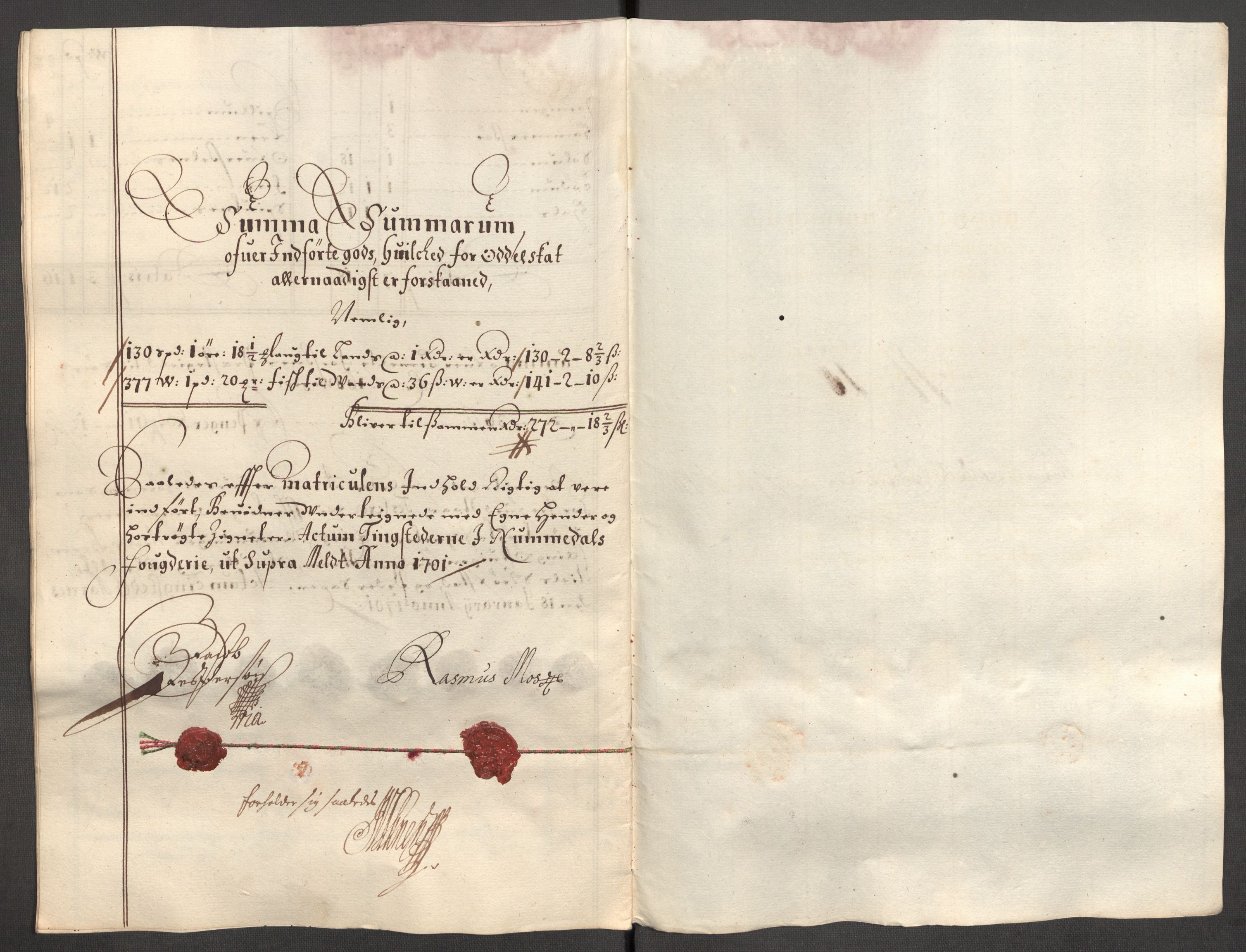 Rentekammeret inntil 1814, Reviderte regnskaper, Fogderegnskap, RA/EA-4092/R64/L4426: Fogderegnskap Namdal, 1699-1700, p. 331