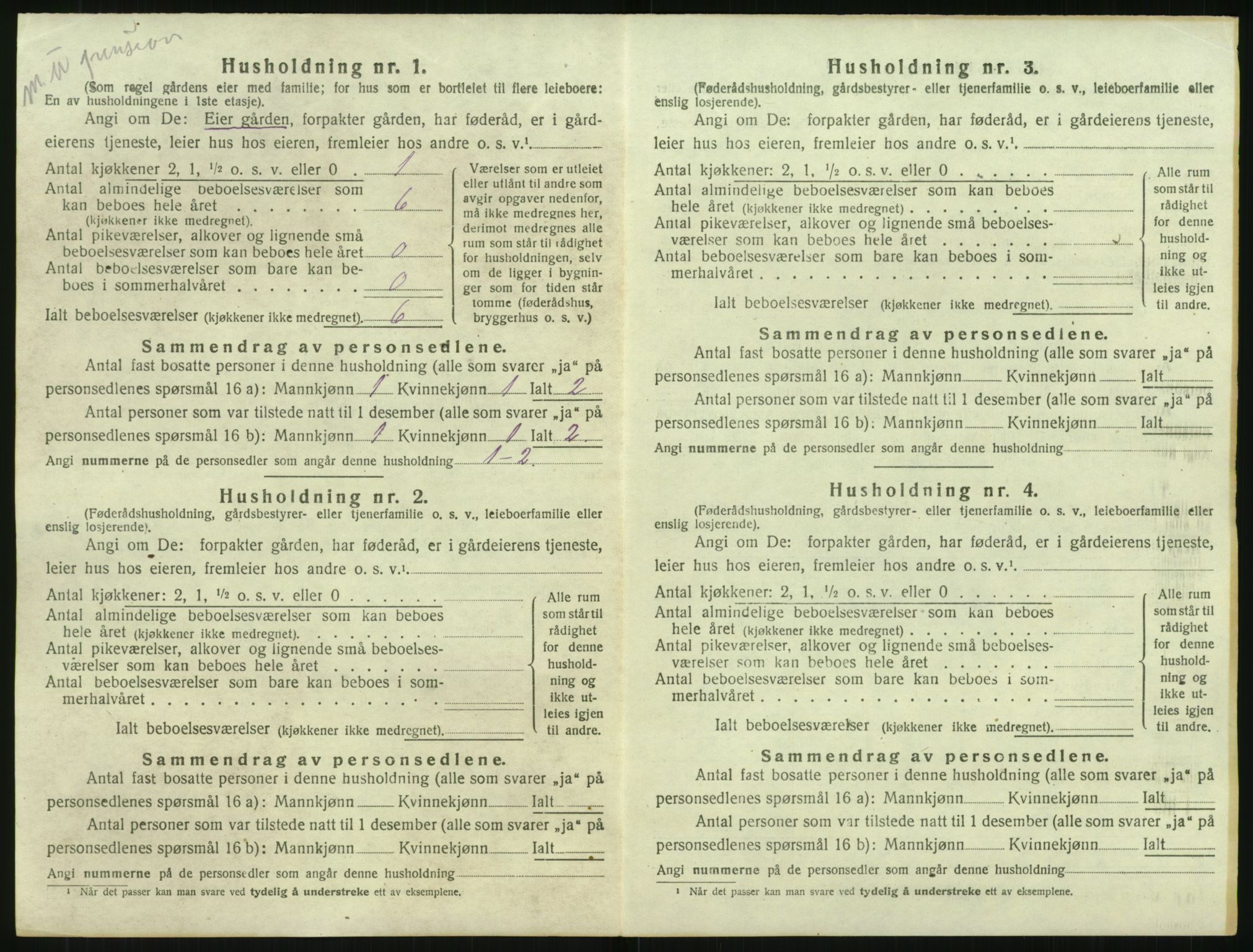 SAK, 1920 census for Tromøy, 1920, p. 40