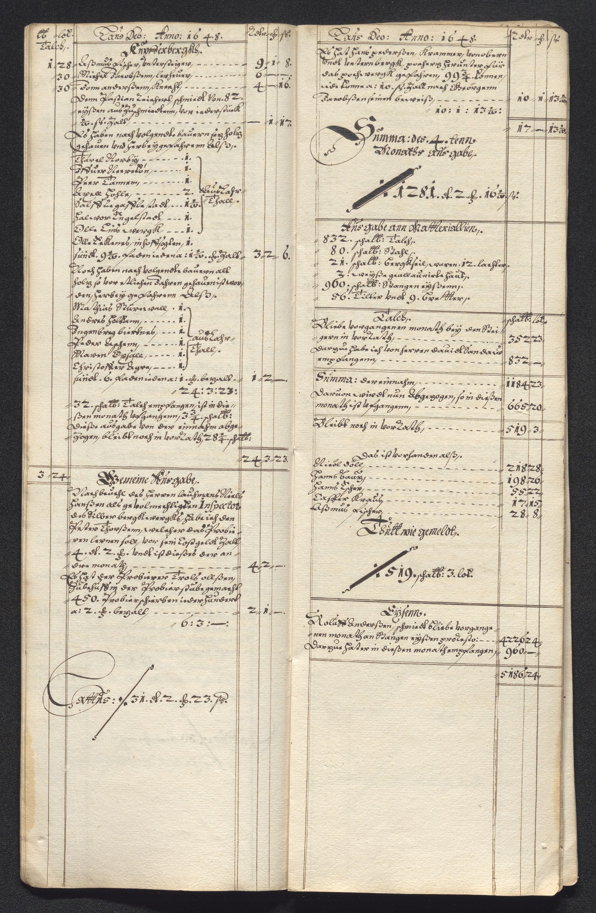 Kongsberg Sølvverk 1623-1816, AV/SAKO-EA-3135/001/D/Dc/Dcd/L0022: Utgiftsregnskap for gruver m.m., 1647-1648, p. 525