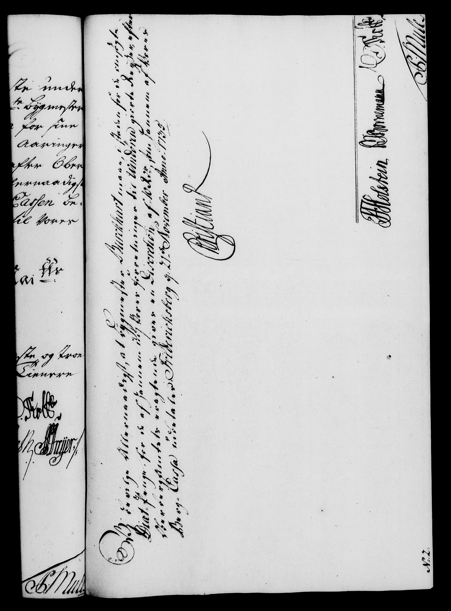 Rentekammeret, Kammerkanselliet, RA/EA-3111/G/Gf/Gfa/L0018: Norsk relasjons- og resolusjonsprotokoll (merket RK 52.18), 1735, p. 617