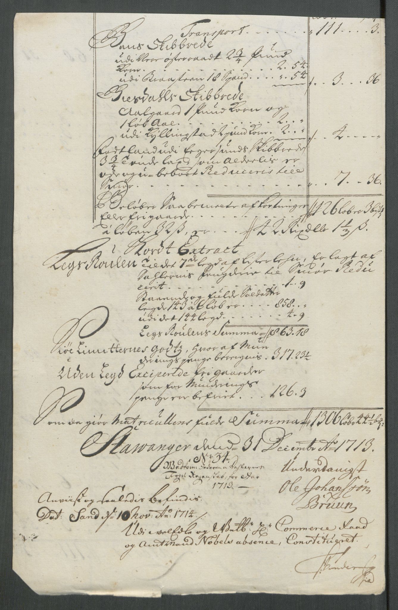 Rentekammeret inntil 1814, Reviderte regnskaper, Fogderegnskap, RA/EA-4092/R46/L2738: Fogderegnskap Jæren og Dalane, 1713-1714, p. 163