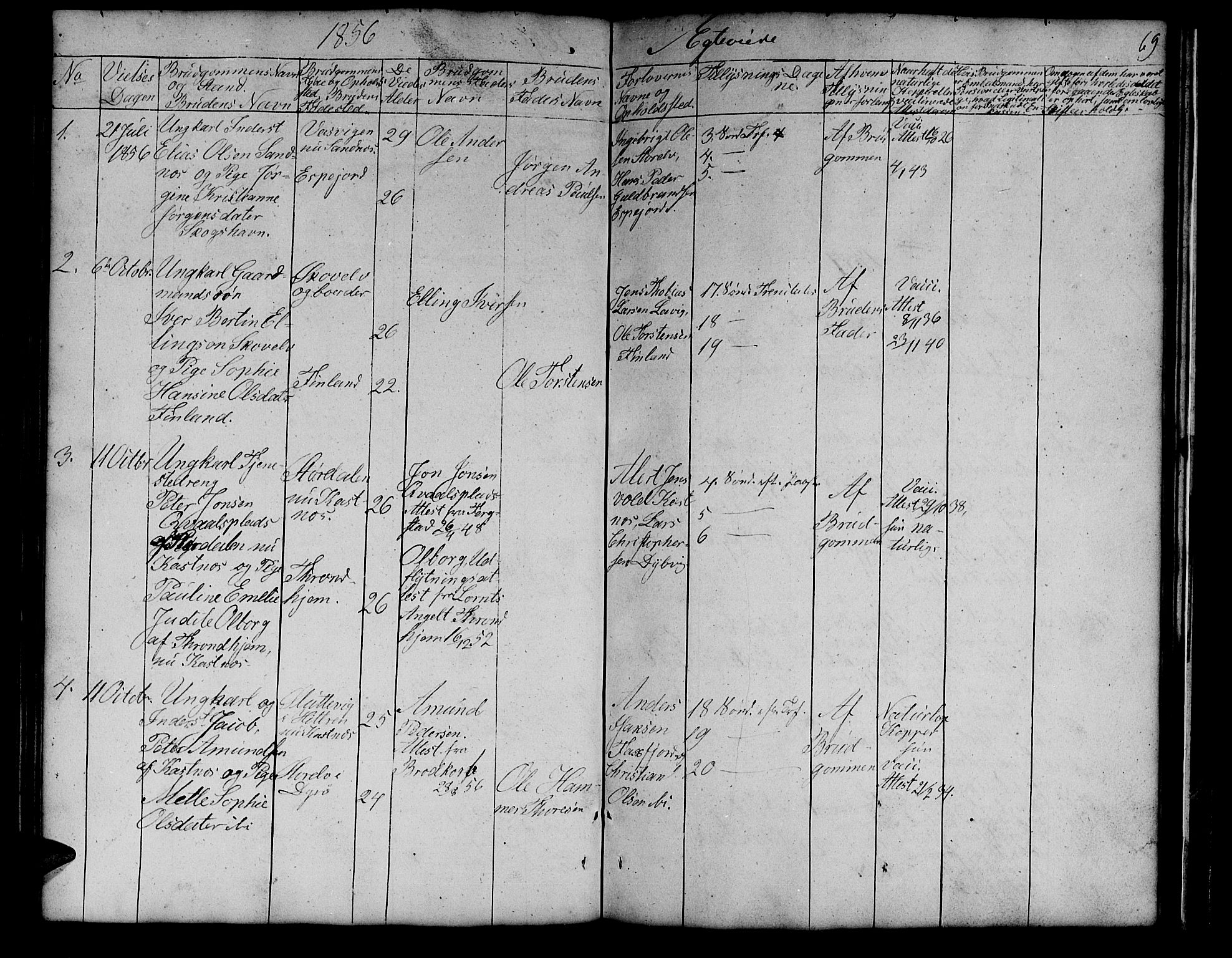Tranøy sokneprestkontor, SATØ/S-1313/I/Ia/Iab/L0011klokker: Parish register (copy) no. 11, 1845-1859, p. 69