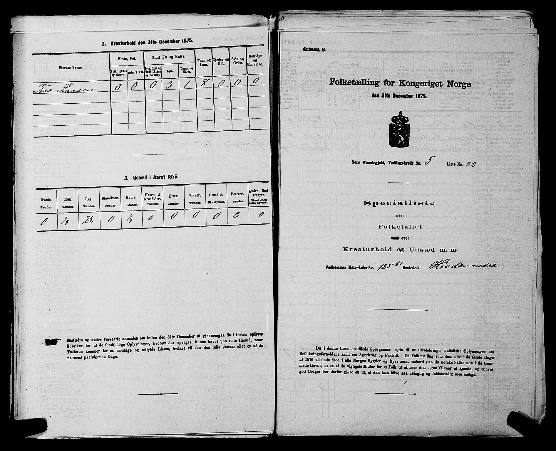 SAKO, 1875 census for 0633P Nore, 1875, p. 635