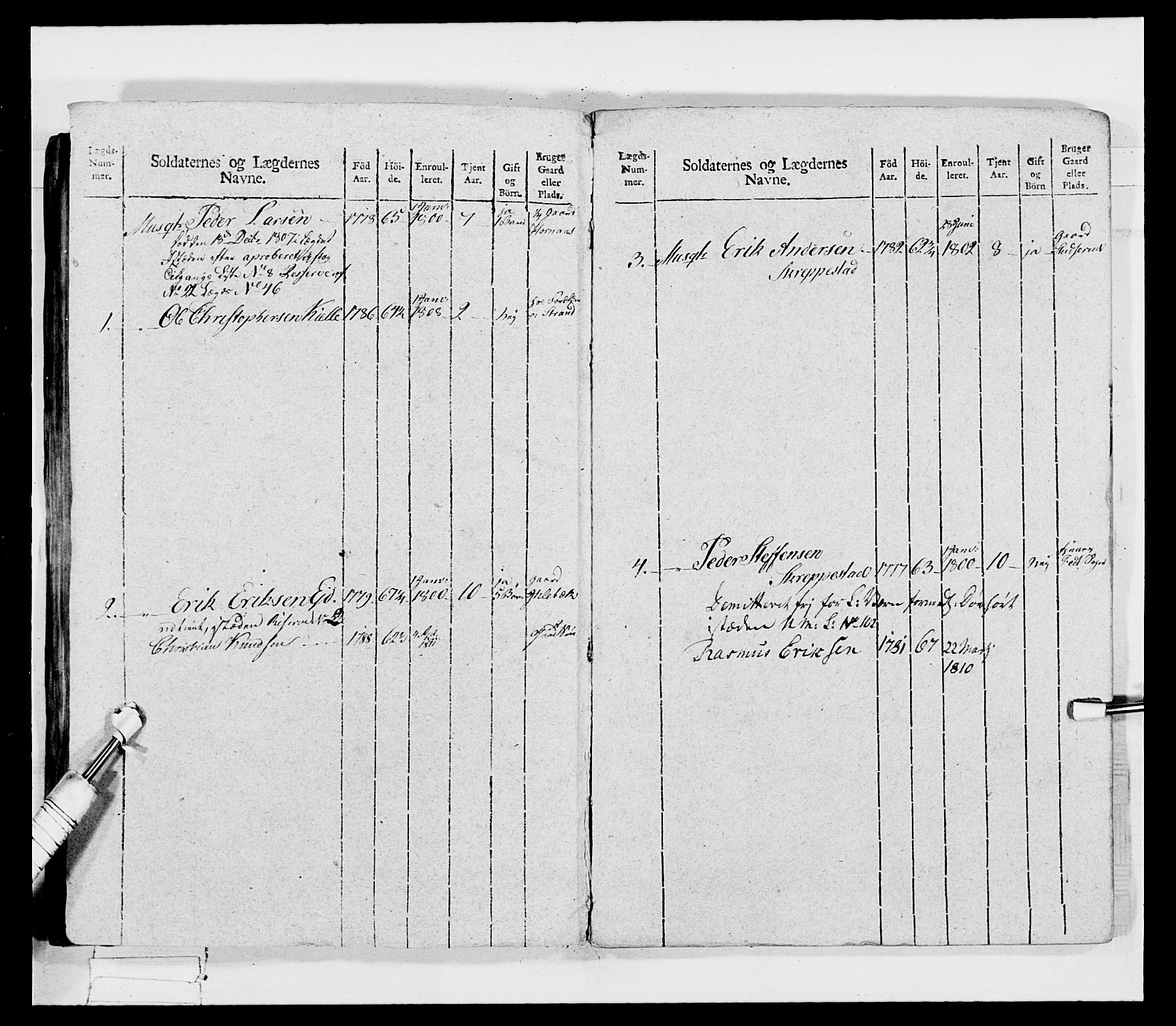 Generalitets- og kommissariatskollegiet, Det kongelige norske kommissariatskollegium, AV/RA-EA-5420/E/Eh/L0033: Nordafjelske gevorbne infanteriregiment, 1810, p. 174