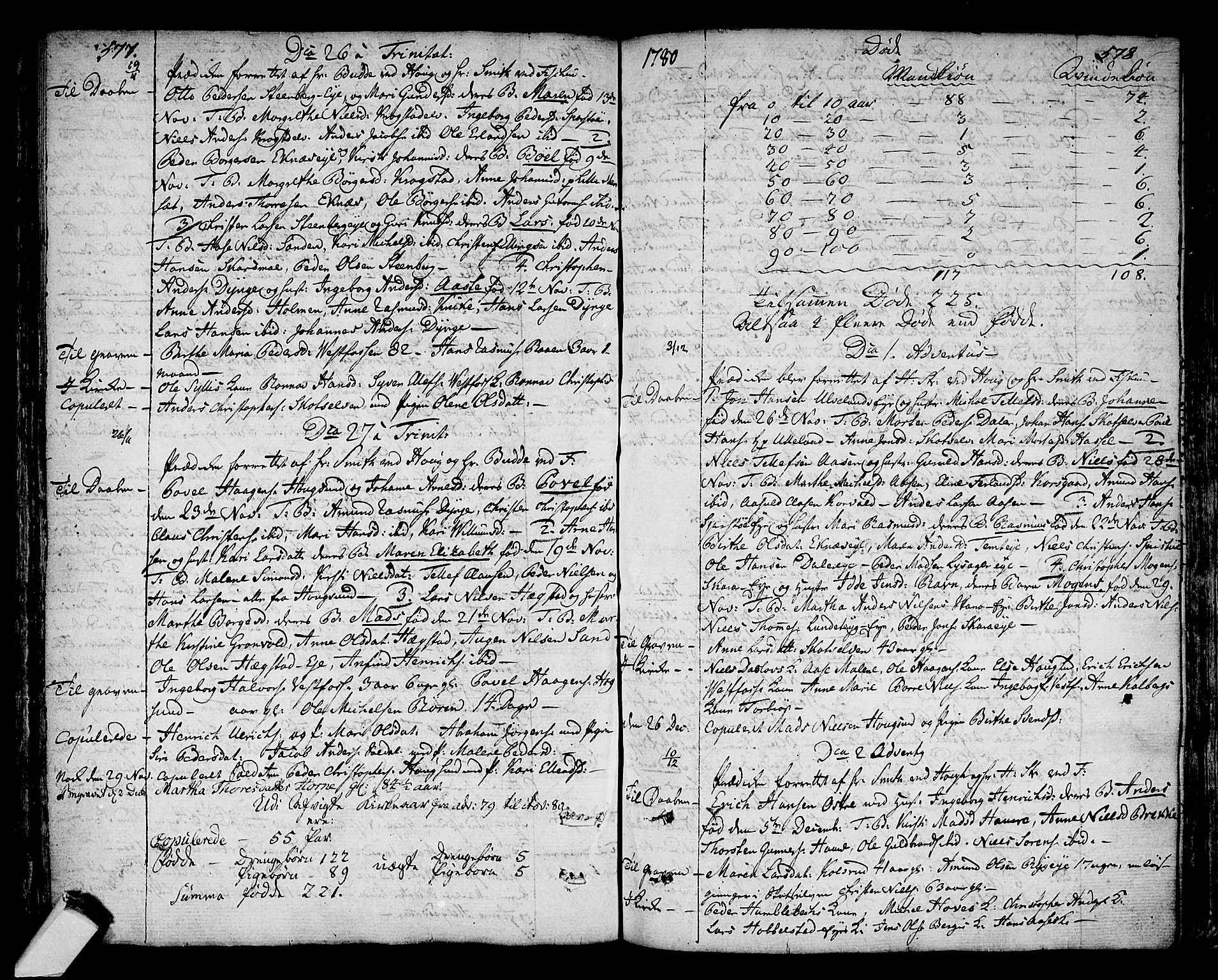Eiker kirkebøker, SAKO/A-4/F/Fa/L0008: Parish register (official) no. I 8, 1764-1788, p. 577-578