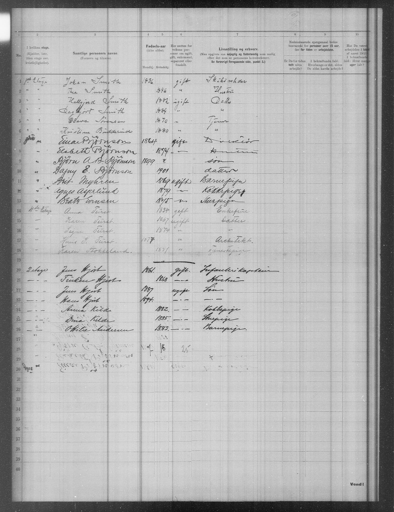 OBA, Municipal Census 1902 for Kristiania, 1902, p. 12484