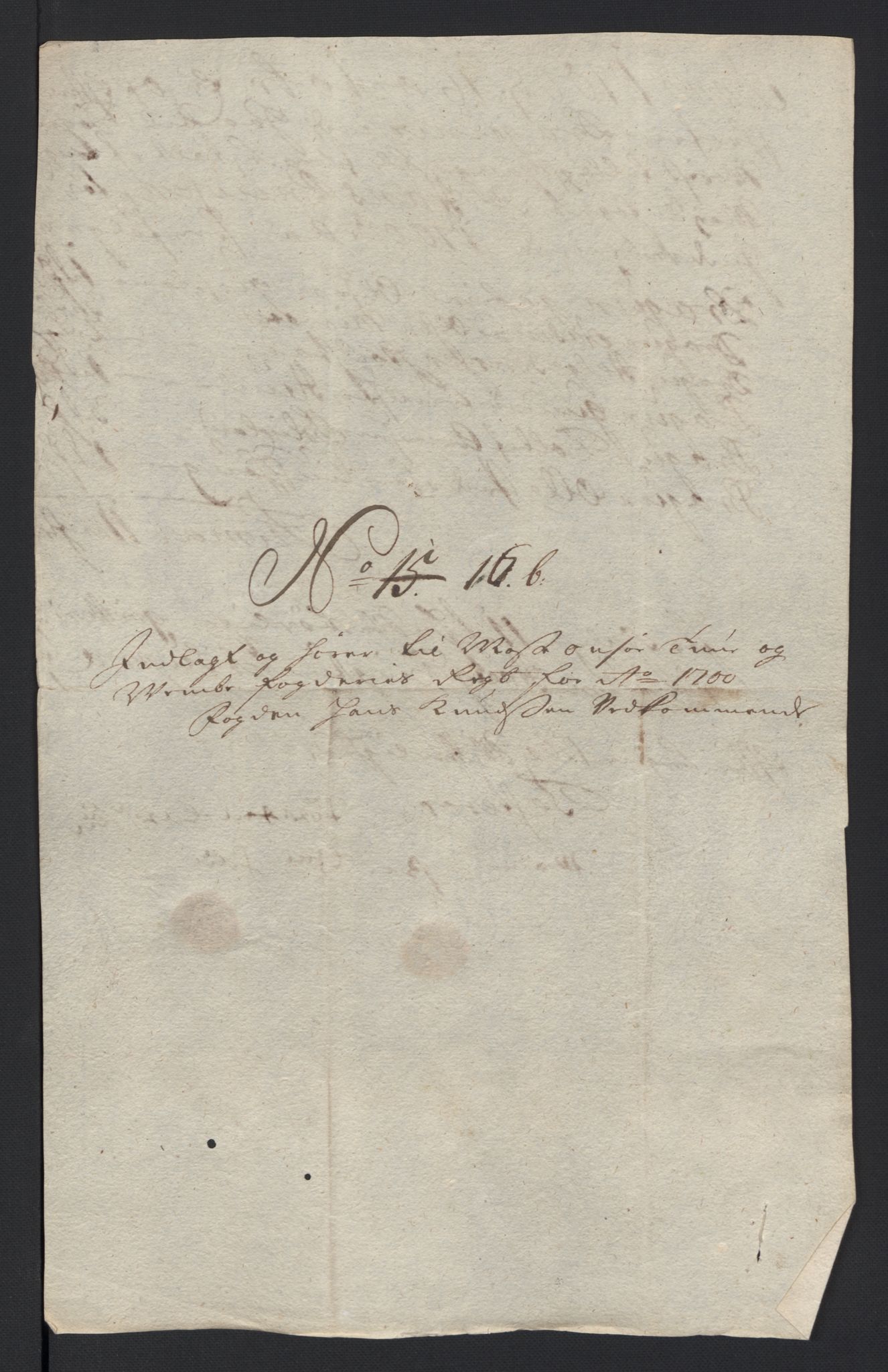 Rentekammeret inntil 1814, Reviderte regnskaper, Fogderegnskap, AV/RA-EA-4092/R04/L0129: Fogderegnskap Moss, Onsøy, Tune, Veme og Åbygge, 1700, p. 417