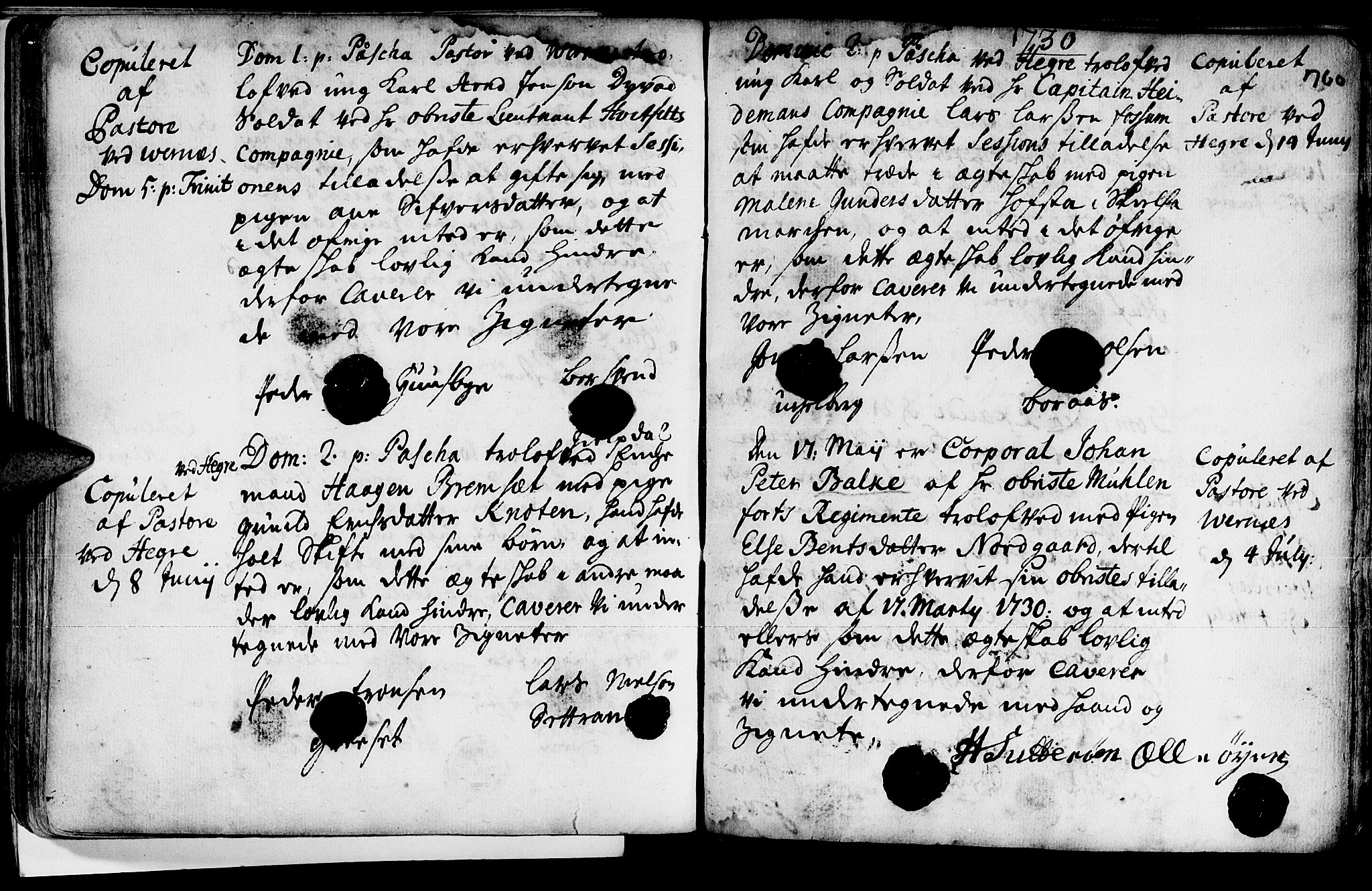 Ministerialprotokoller, klokkerbøker og fødselsregistre - Nord-Trøndelag, SAT/A-1458/709/L0055: Parish register (official) no. 709A03, 1730-1739, p. 759-760