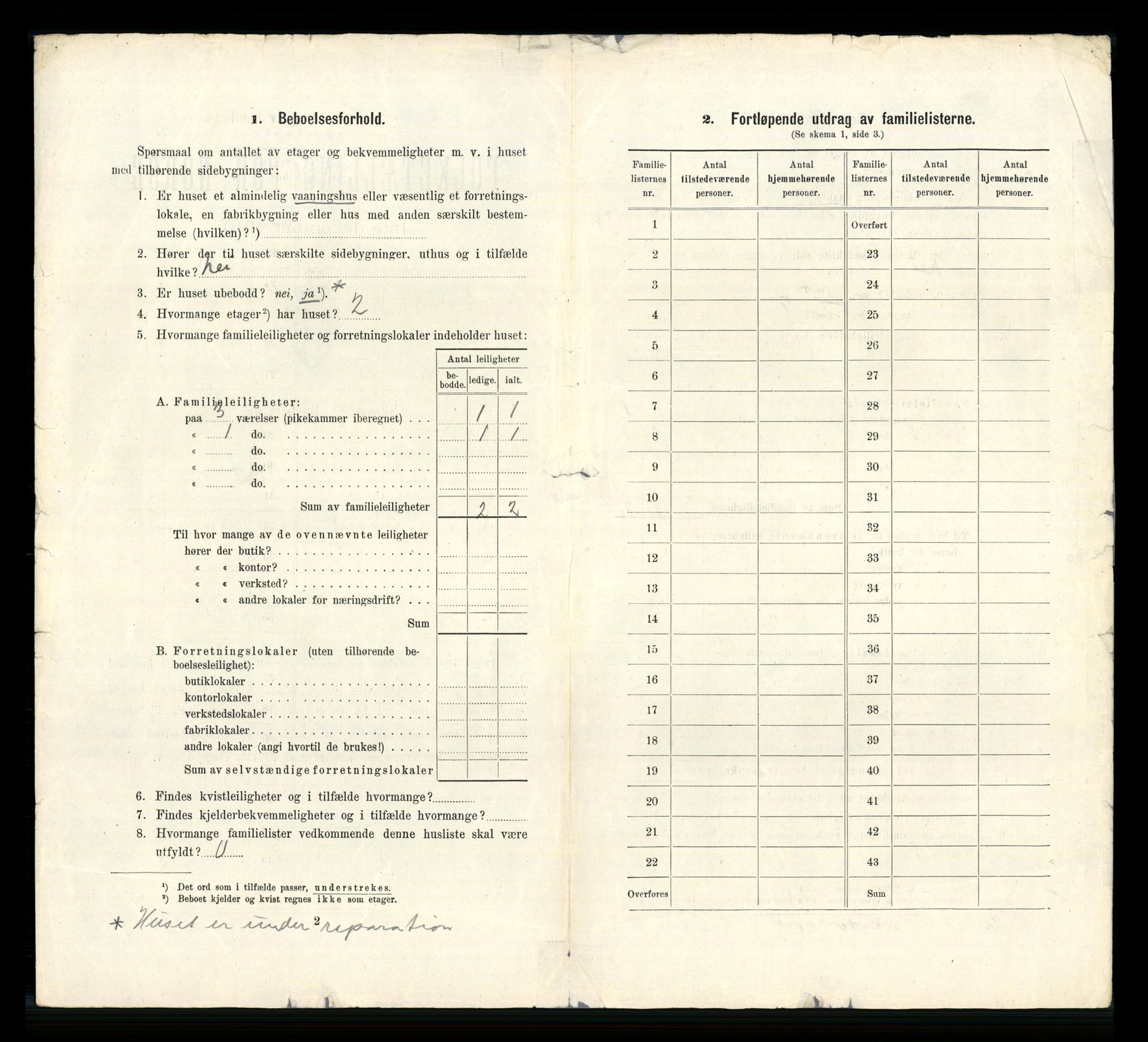 RA, 1910 census for Bergen, 1910, p. 2592