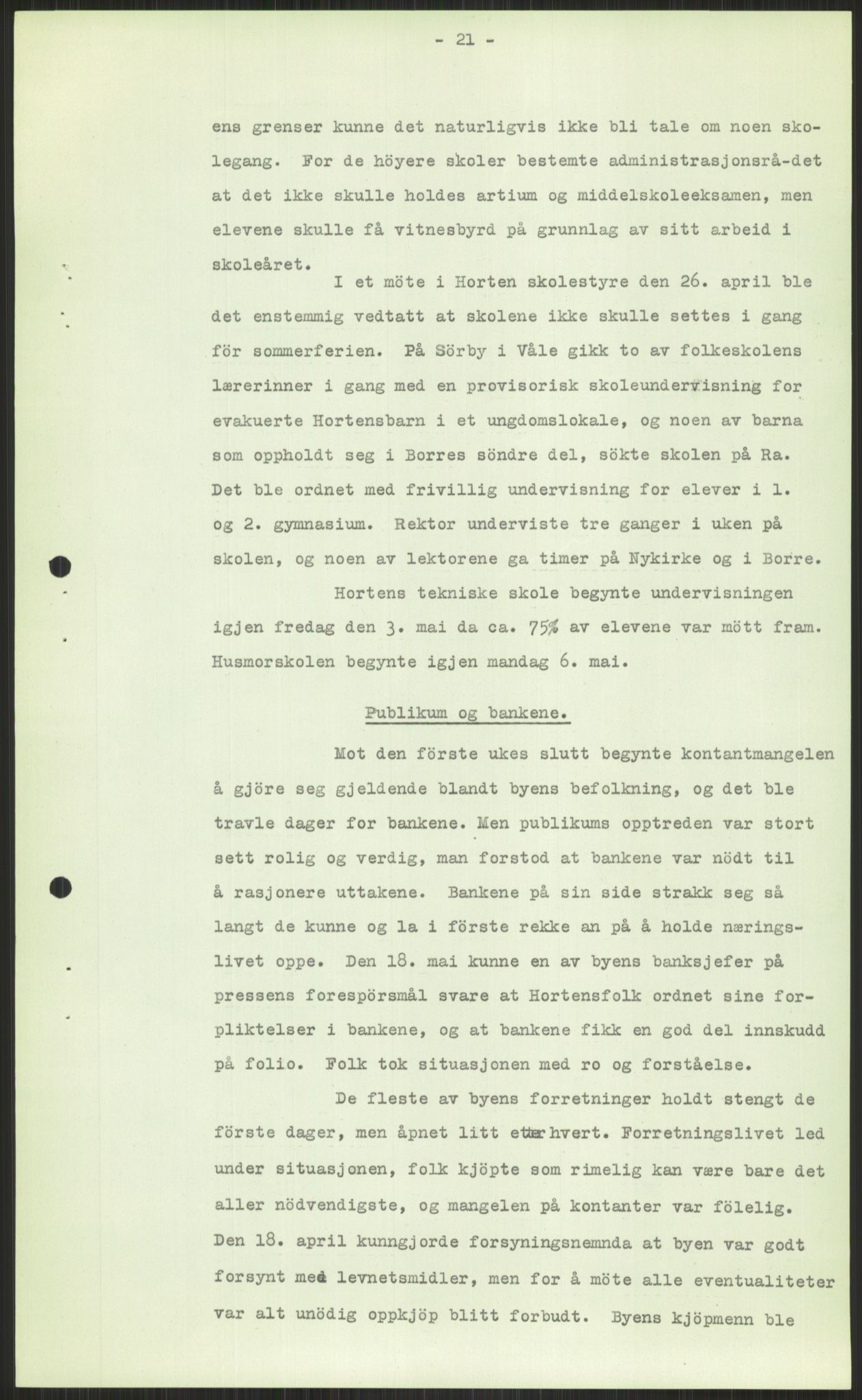 Forsvaret, Forsvarets krigshistoriske avdeling, AV/RA-RAFA-2017/Y/Ya/L0014: II-C-11-31 - Fylkesmenn.  Rapporter om krigsbegivenhetene 1940., 1940, p. 566