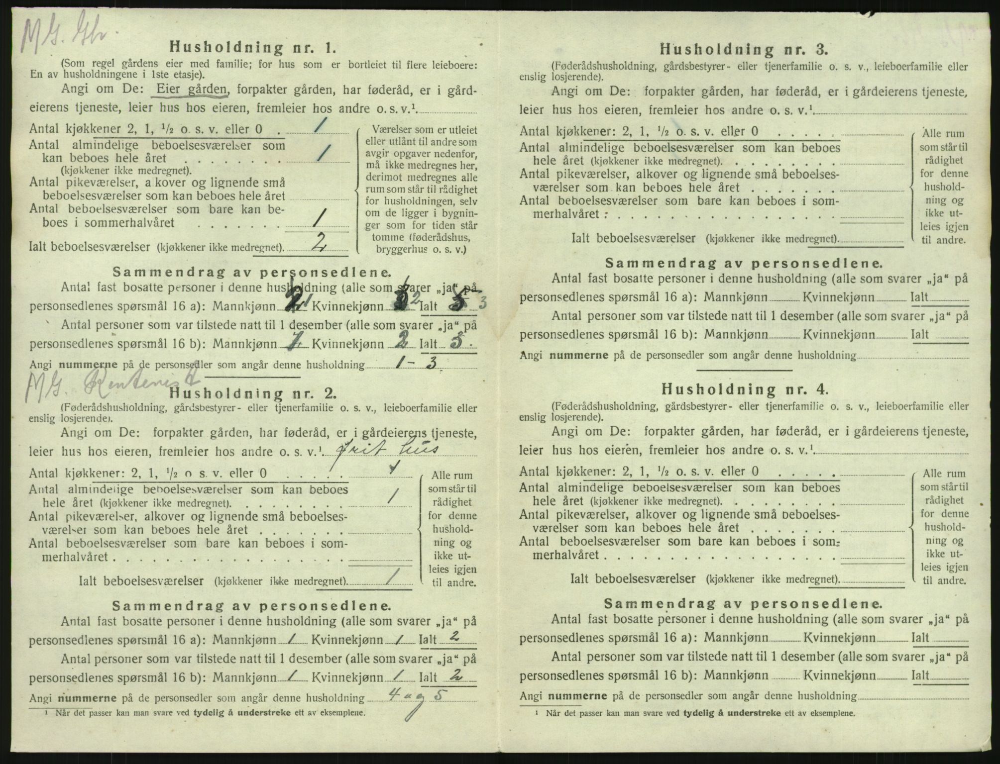 SAKO, 1920 census for Brunlanes, 1920, p. 824