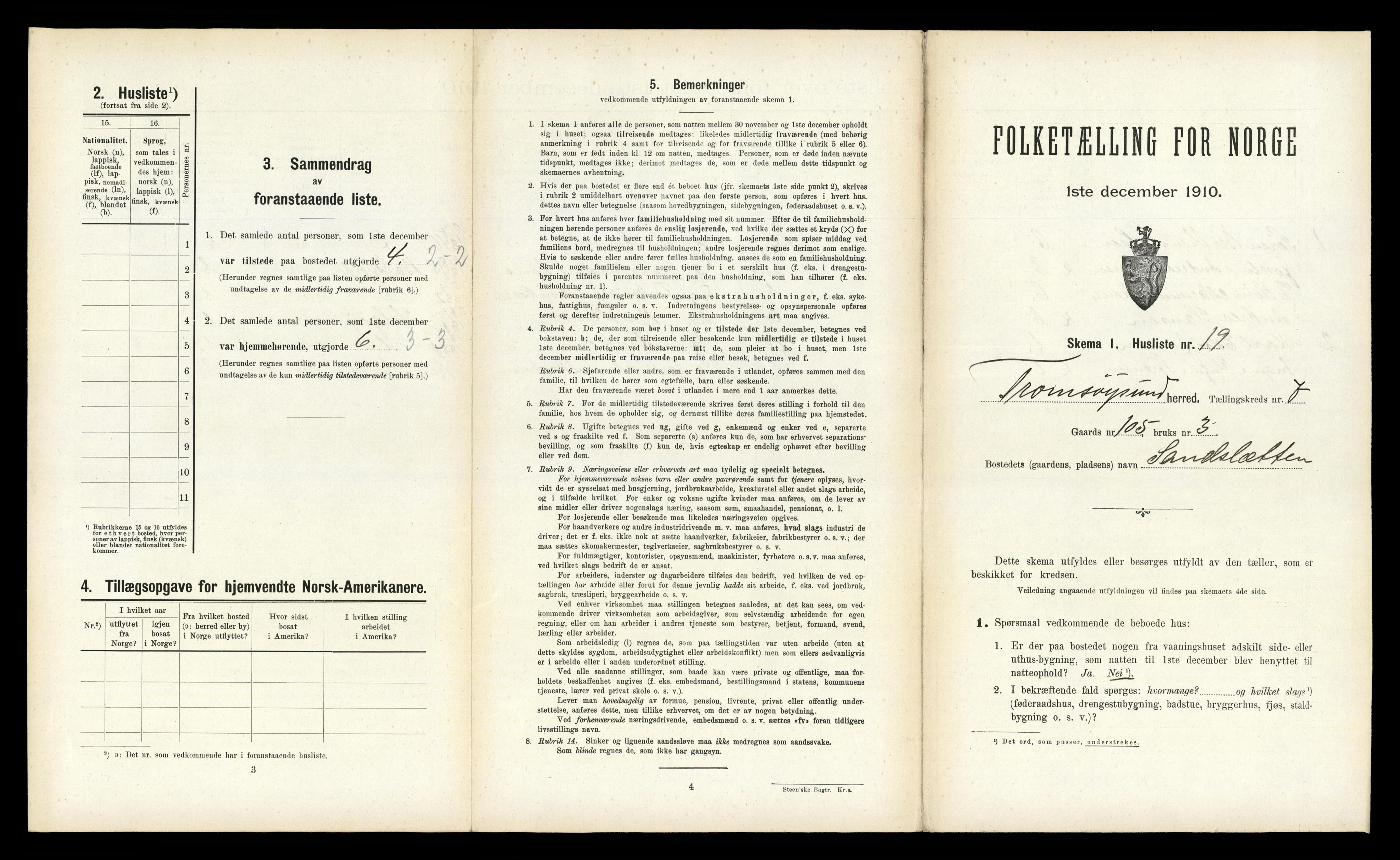 RA, 1910 census for Tromsøysund, 1910, p. 1361