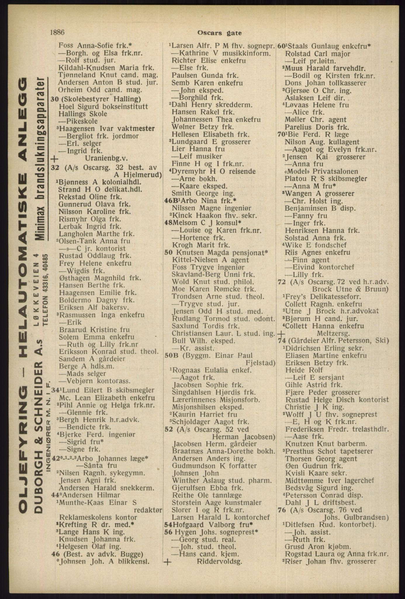 Kristiania/Oslo adressebok, PUBL/-, 1934, p. 1886