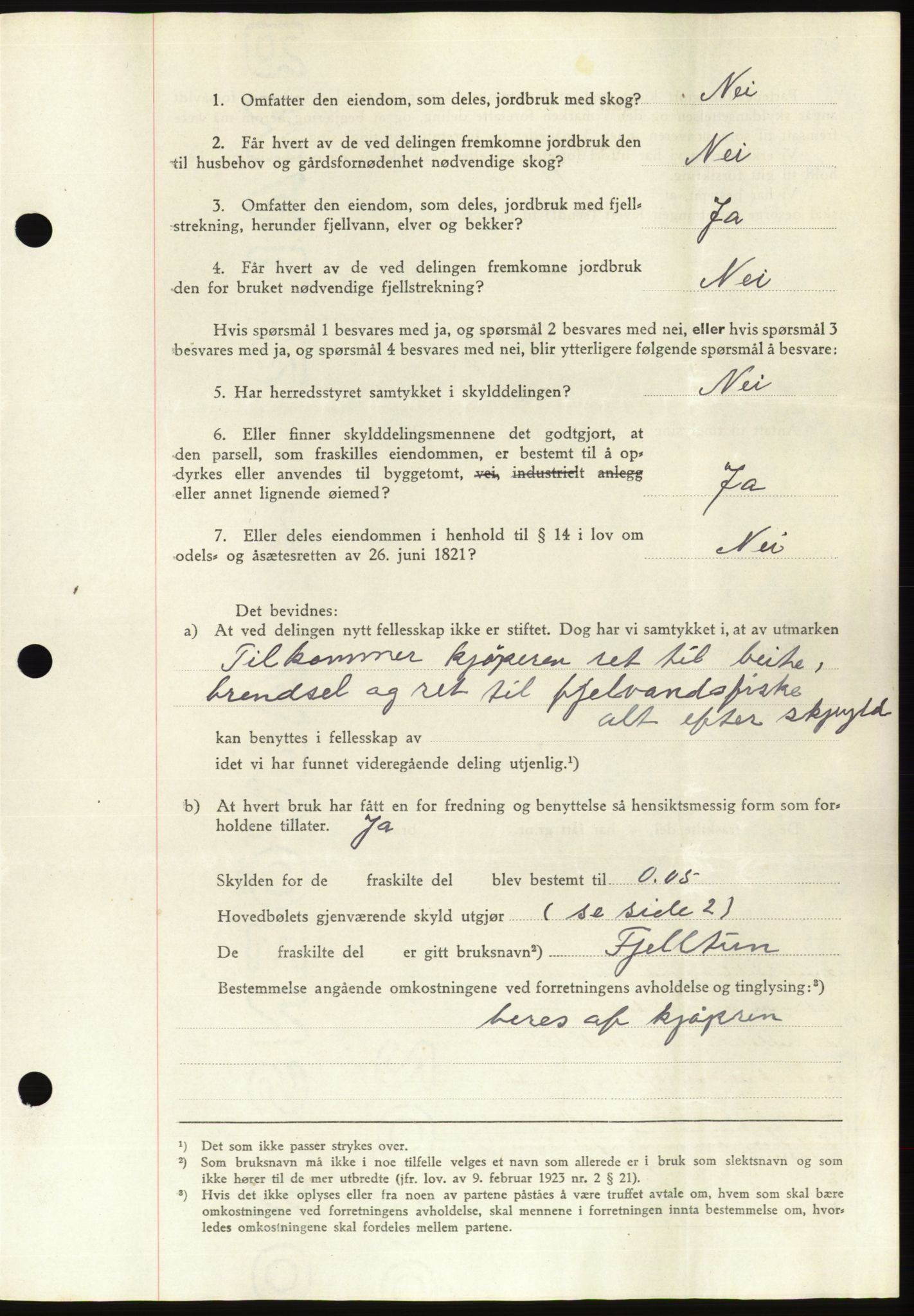 Søre Sunnmøre sorenskriveri, SAT/A-4122/1/2/2C/L0076: Mortgage book no. 2A, 1943-1944, Diary no: : 891/1944