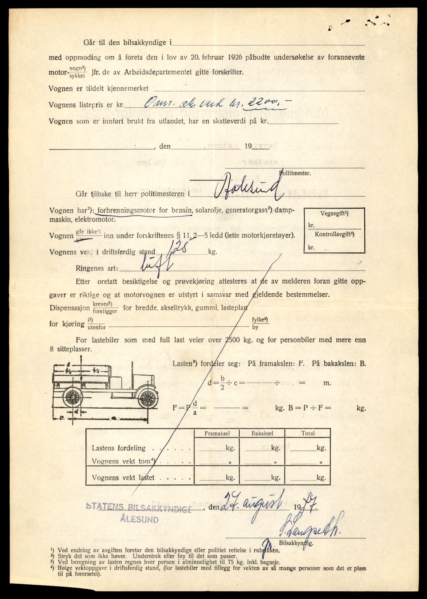 Møre og Romsdal vegkontor - Ålesund trafikkstasjon, AV/SAT-A-4099/F/Fe/L0025: Registreringskort for kjøretøy T 10931 - T 11045, 1927-1998, p. 2647