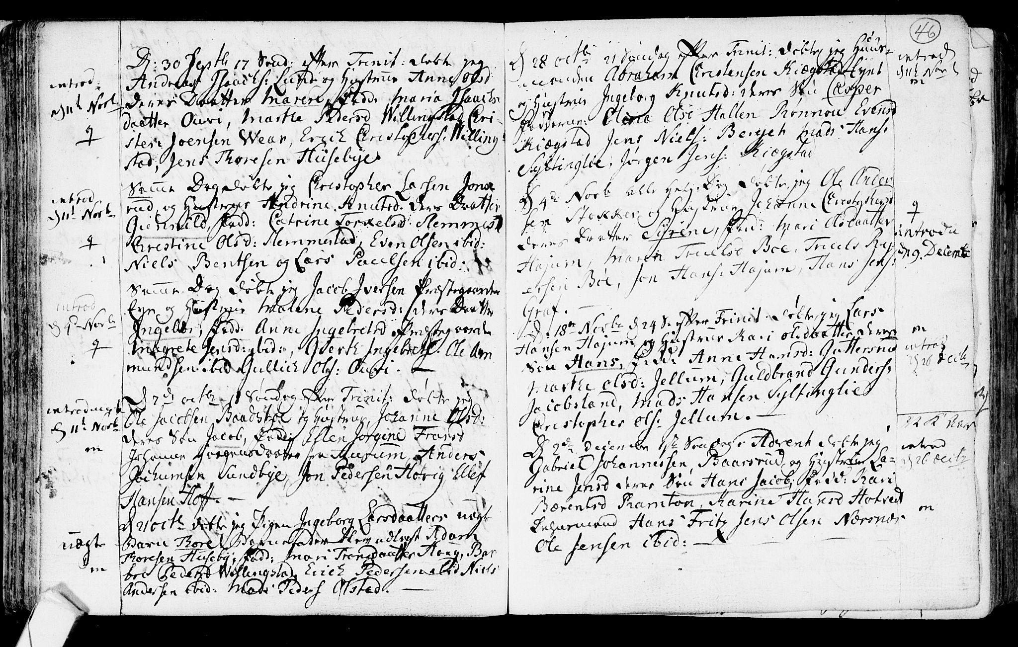 Røyken kirkebøker, SAKO/A-241/F/Fa/L0003: Parish register (official) no. 3, 1782-1813, p. 46