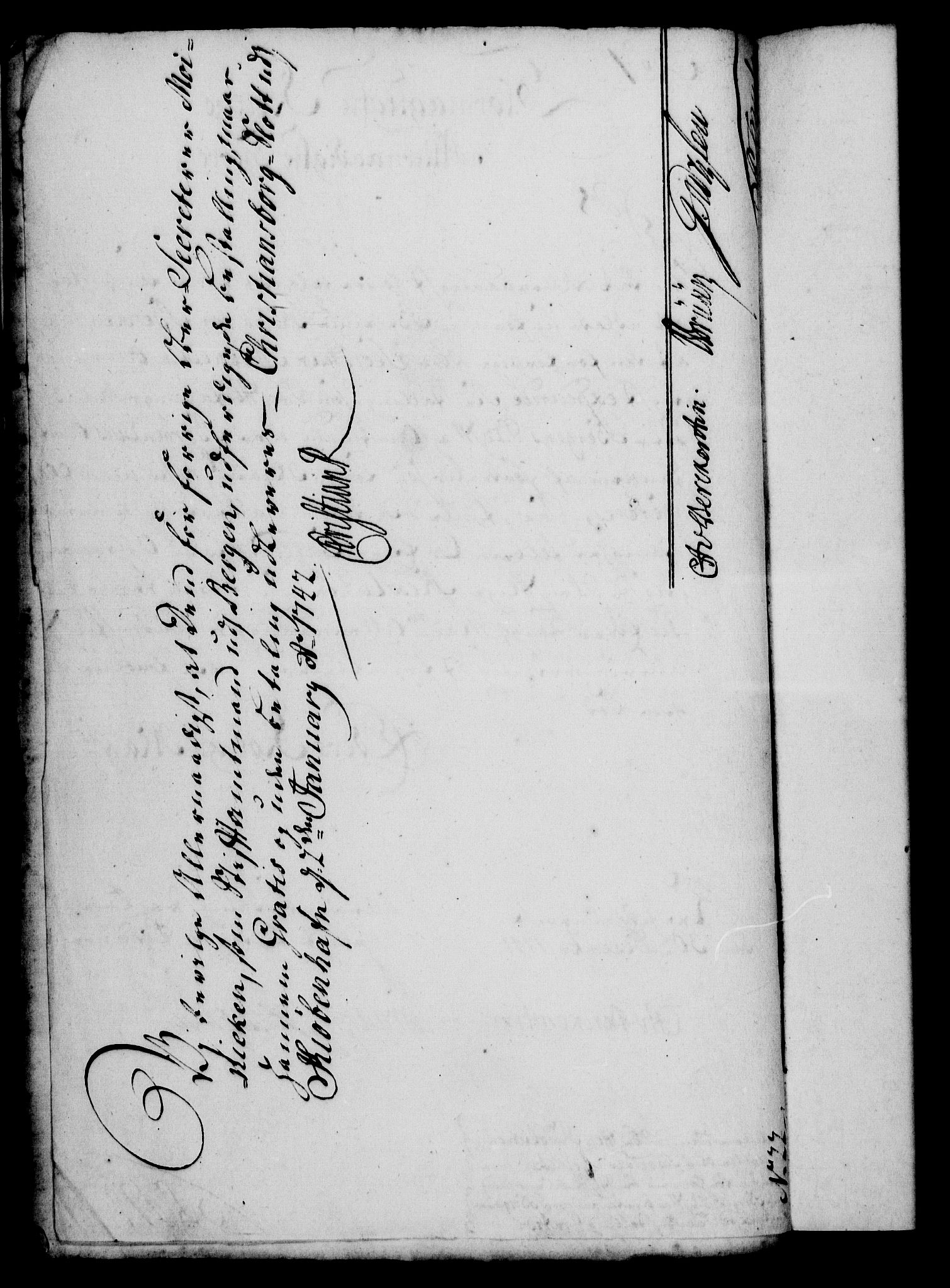 Rentekammeret, Kammerkanselliet, RA/EA-3111/G/Gf/Gfa/L0025: Norsk relasjons- og resolusjonsprotokoll (merket RK 52.25), 1742, p. 30