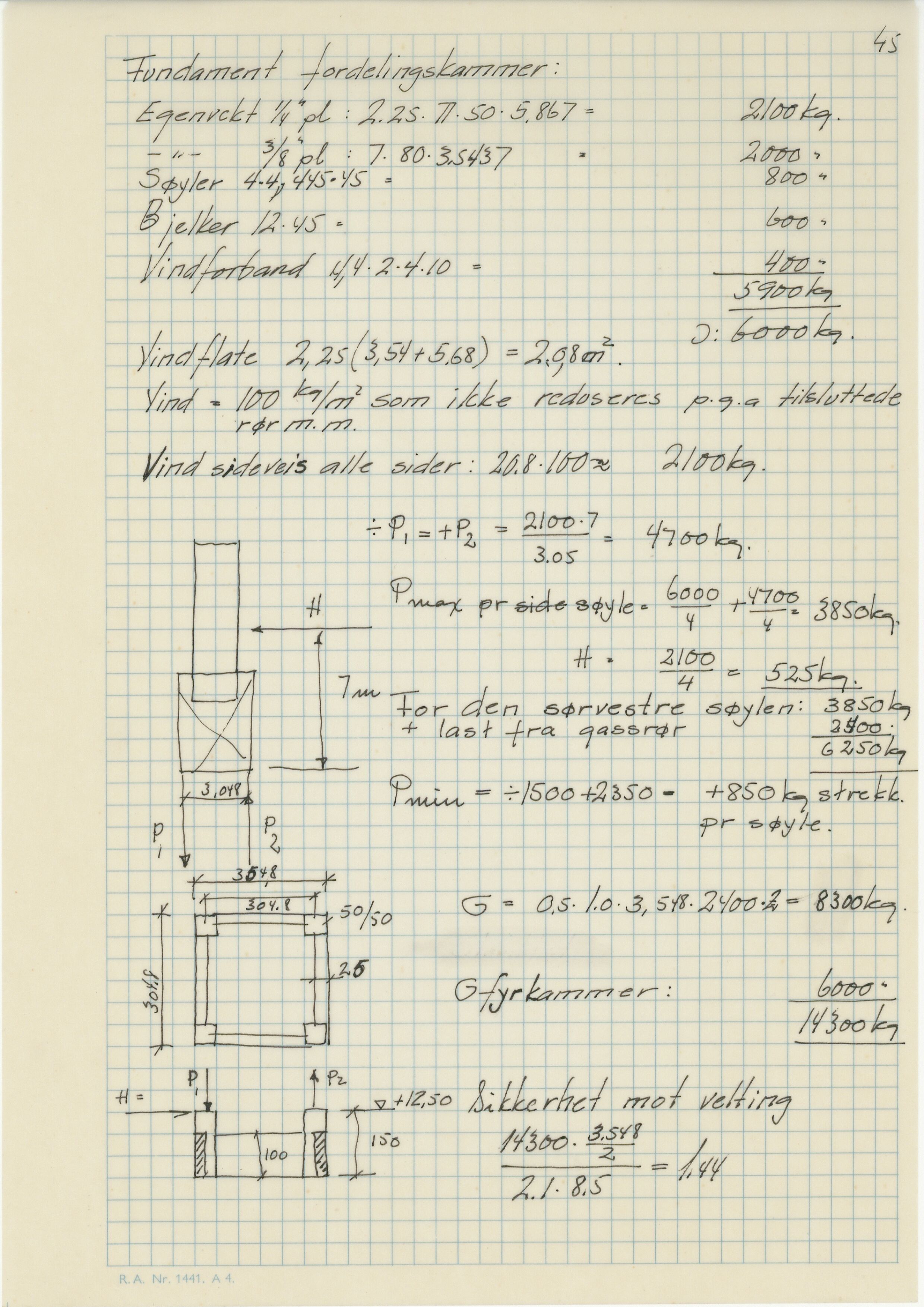 Odda smelteverk AS, KRAM/A-0157.1/T/Td/L0009: Gruppe 9. Blandingsrom og kokstørker, 1920-1970, p. 649