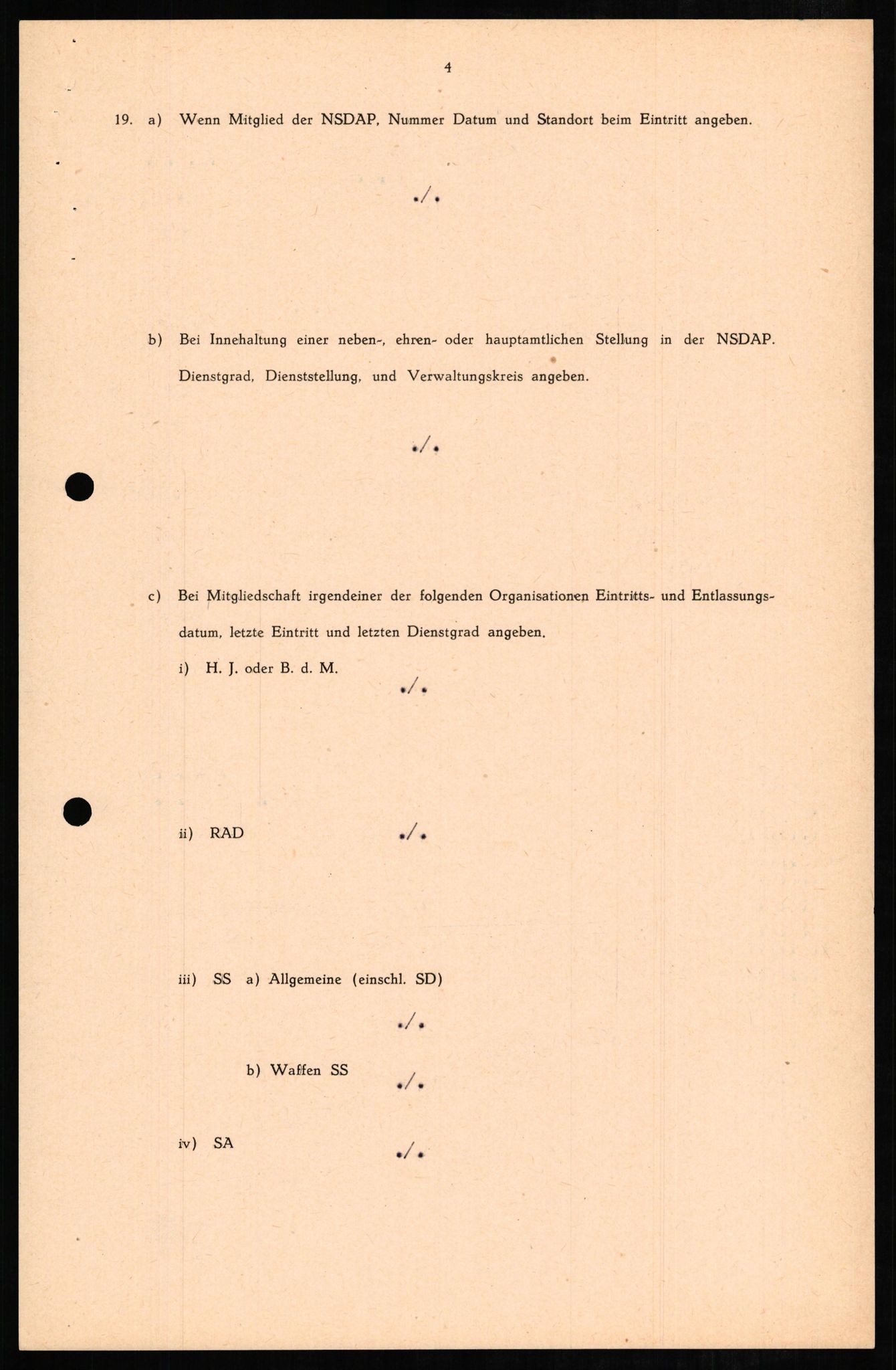 Forsvaret, Forsvarets overkommando II, RA/RAFA-3915/D/Db/L0007: CI Questionaires. Tyske okkupasjonsstyrker i Norge. Tyskere., 1945-1946, p. 362
