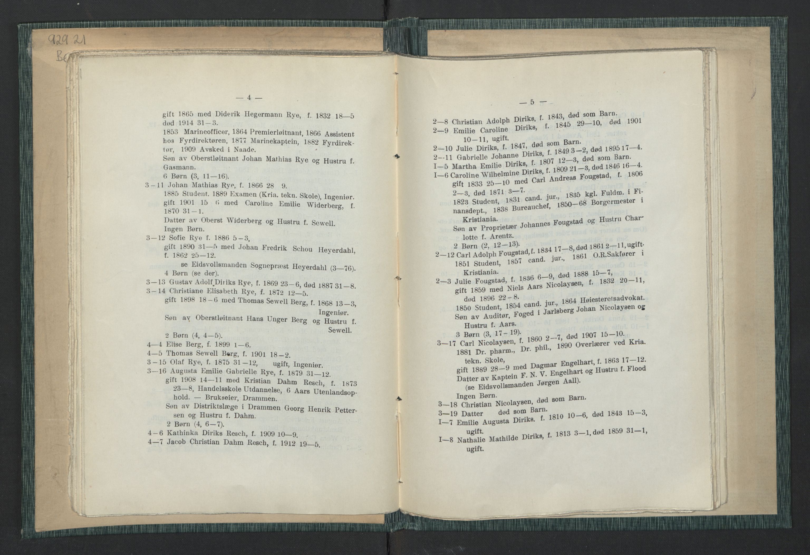 Andre publikasjoner, PUBL/PUBL-999/0003/0001: Johan Kielland Bergwitz: Vore Eidsvollsmænds efterkommere. Gjennem alle linjer i 100 aar (1914), 1814-1914, p. 39