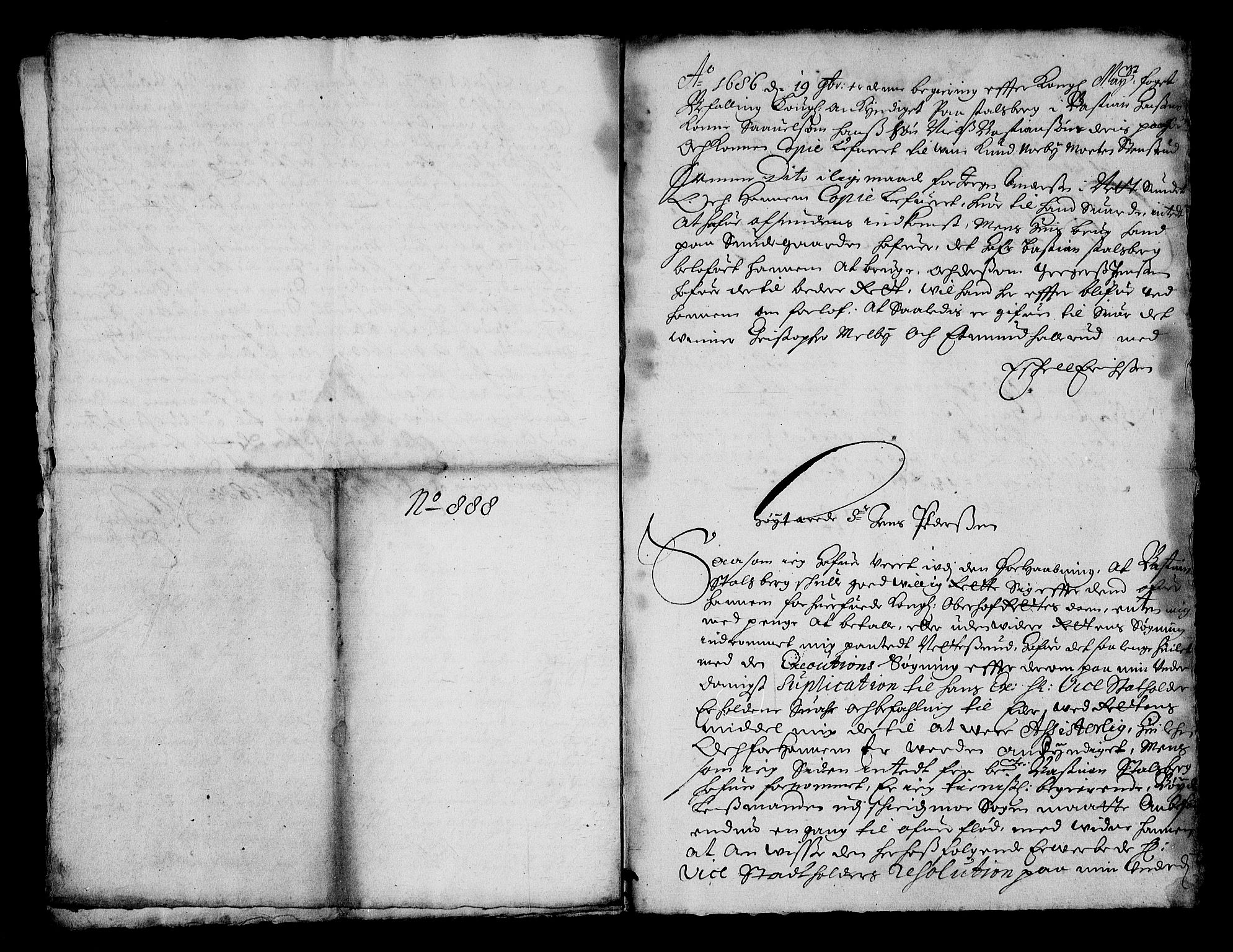 Stattholderembetet 1572-1771, RA/EA-2870/Af/L0001: Avskrifter av vedlegg til originale supplikker, nummerert i samsvar med supplikkbøkene, 1683-1687, p. 74