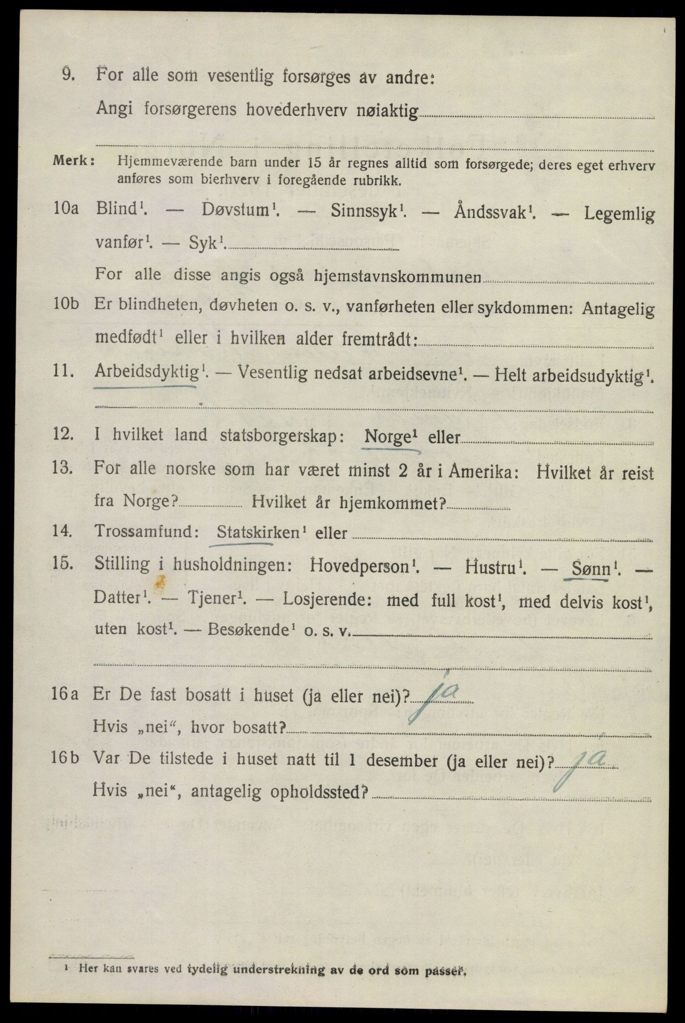 SAKO, 1920 census for Krødsherad, 1920, p. 4574