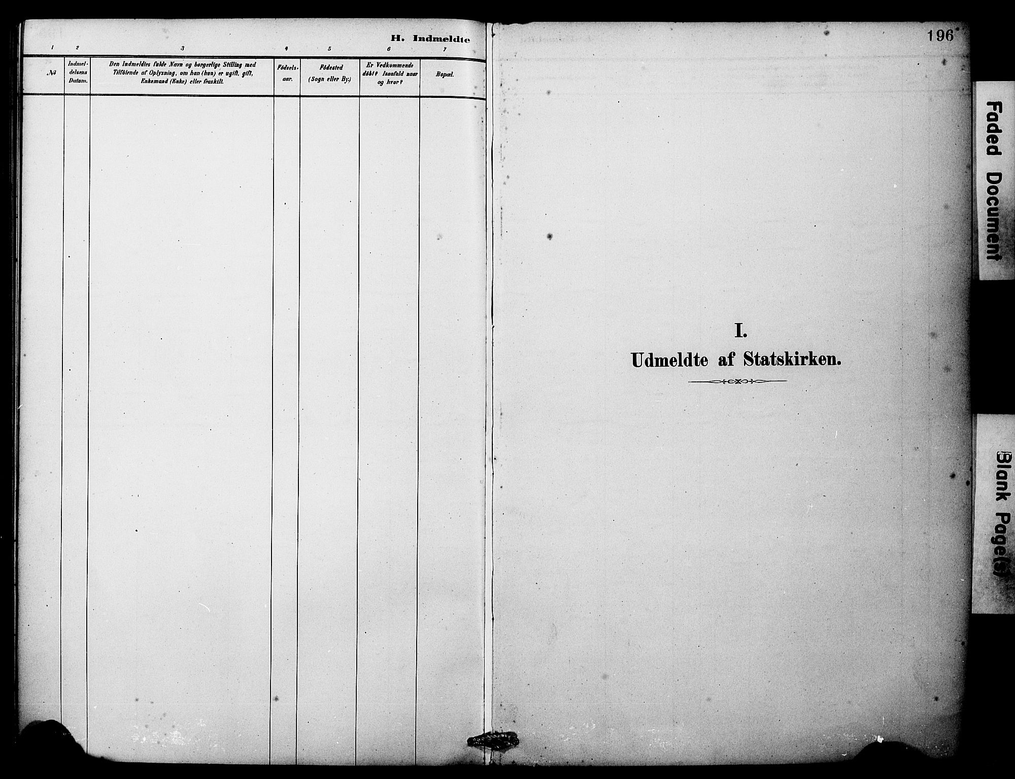 Sveio Sokneprestembete, SAB/A-78501/H/Haa: Parish register (official) no. C 2, 1881-1899, p. 196