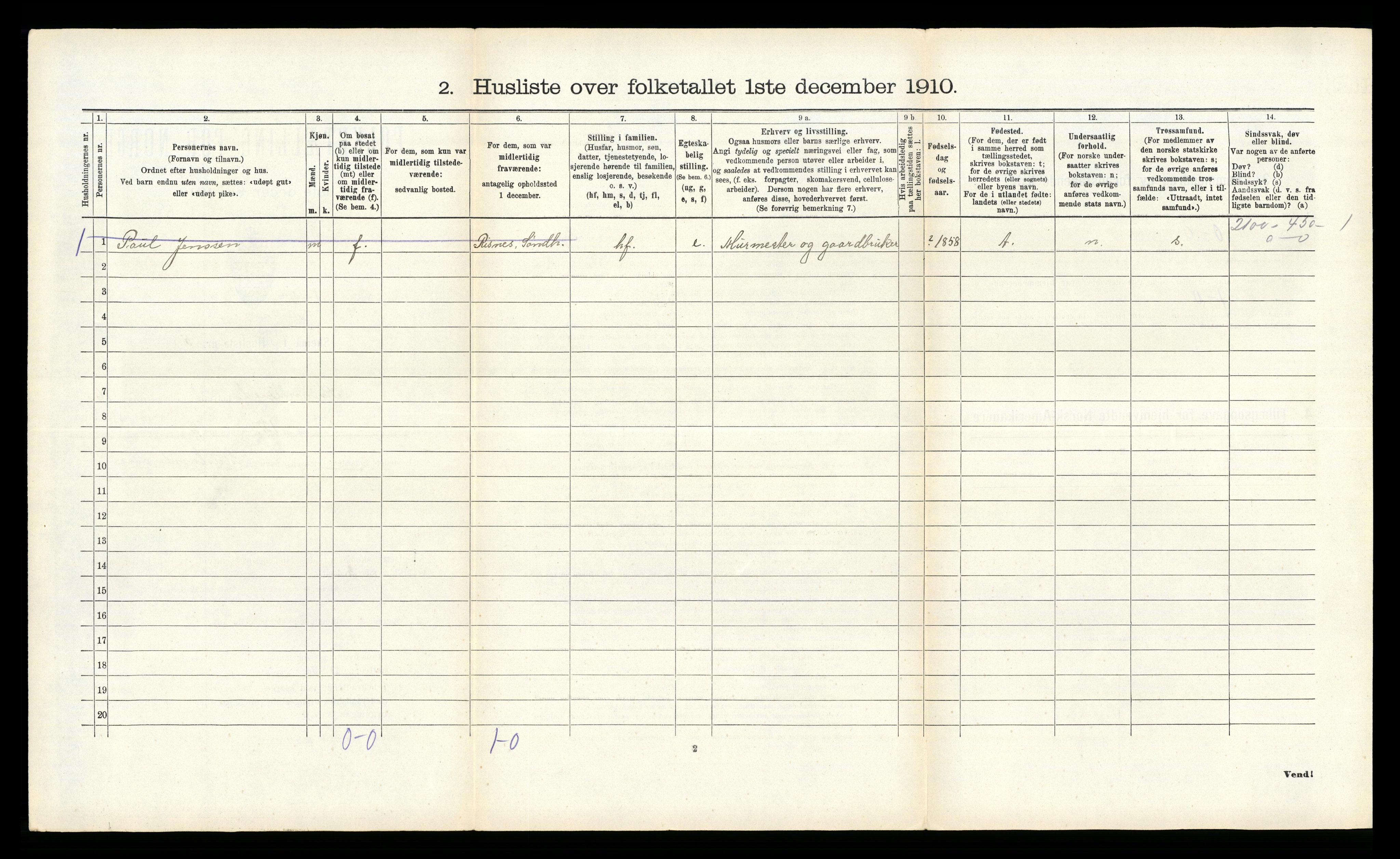 RA, 1910 census for Kvinnherad, 1910, p. 1354