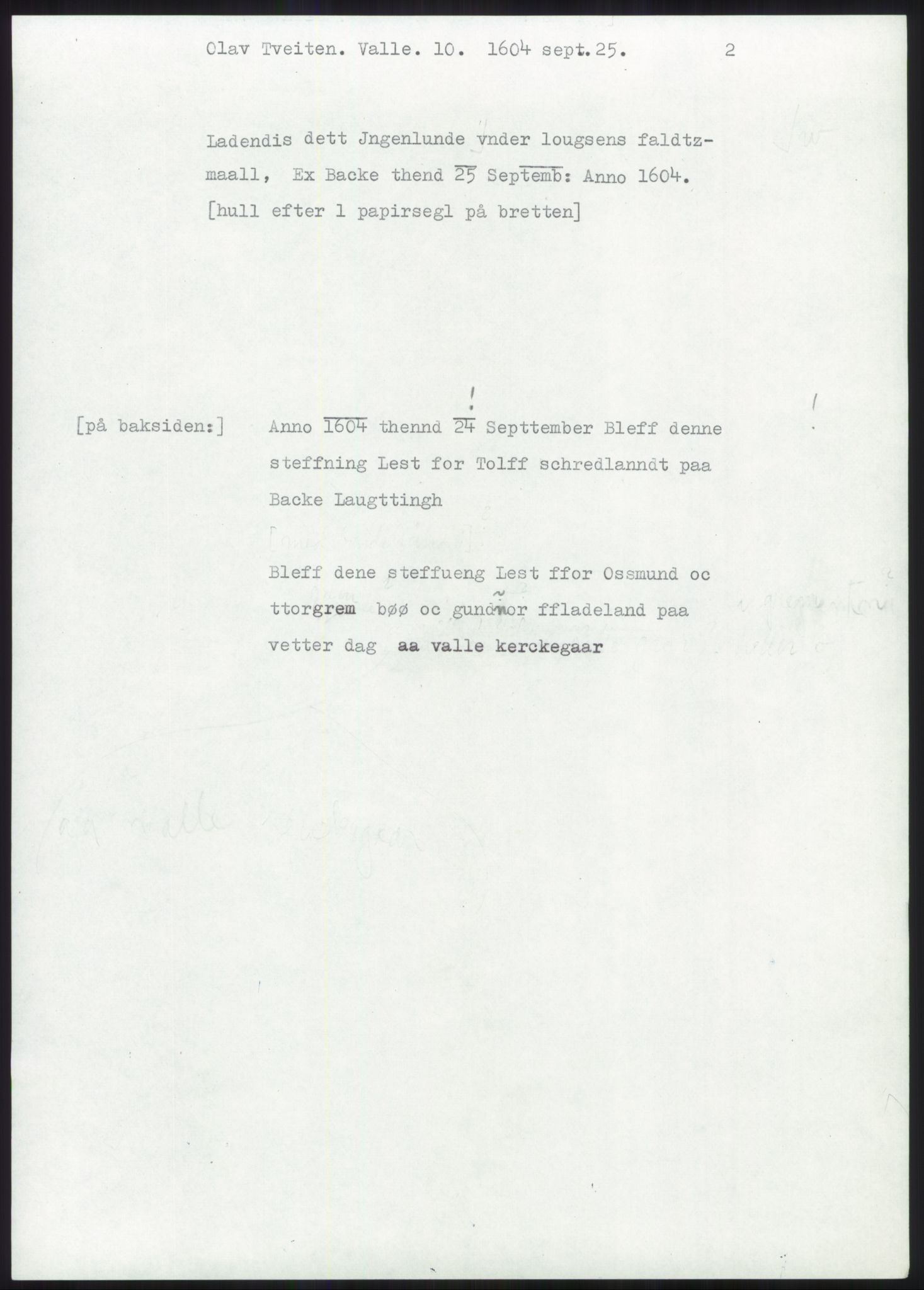 Samlinger til kildeutgivelse, Diplomavskriftsamlingen, AV/RA-EA-4053/H/Ha, p. 21