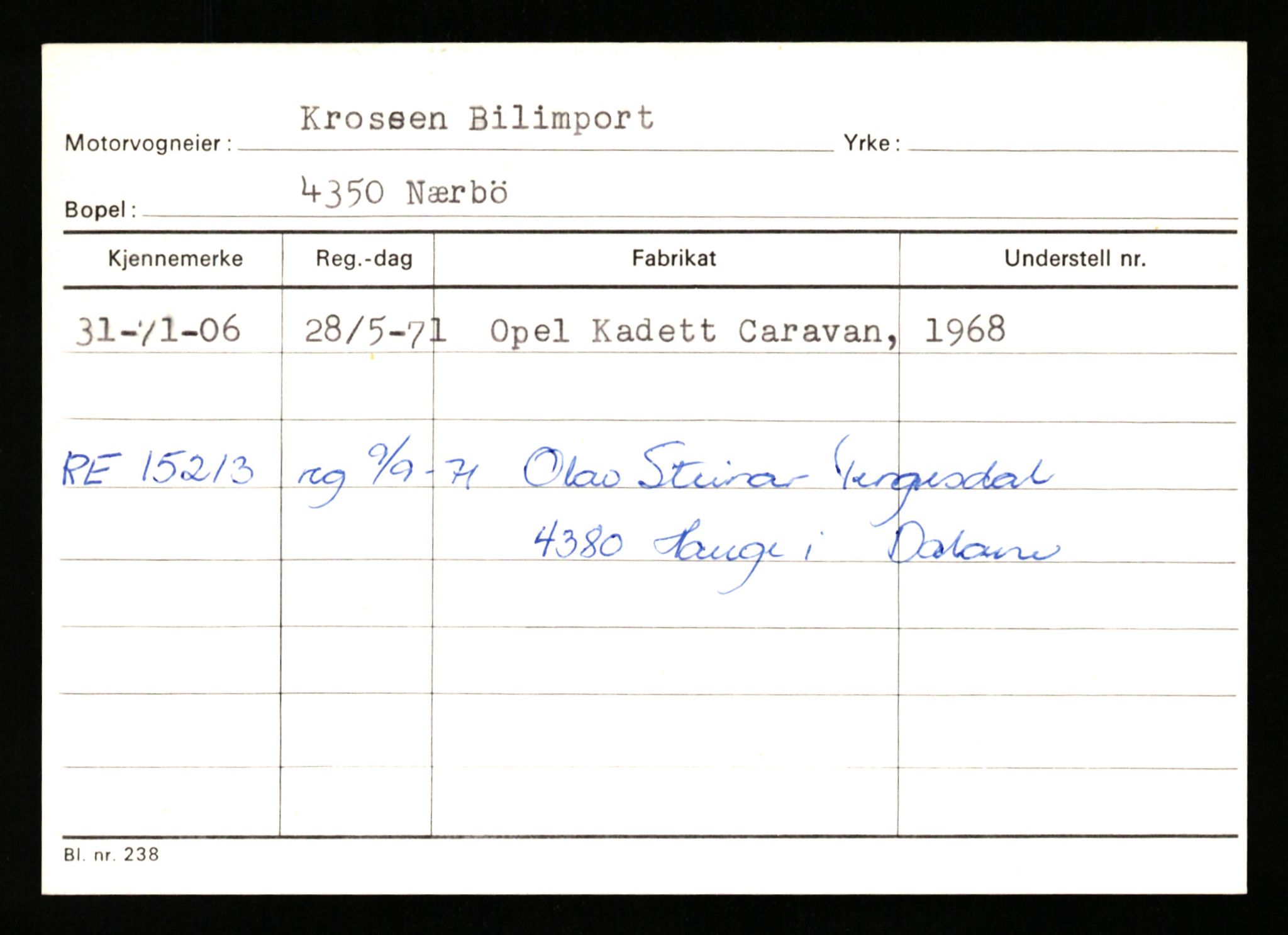 Stavanger trafikkstasjon, SAST/A-101942/0/G/L0011: Registreringsnummer: 240000 - 363477, 1930-1971, p. 1932