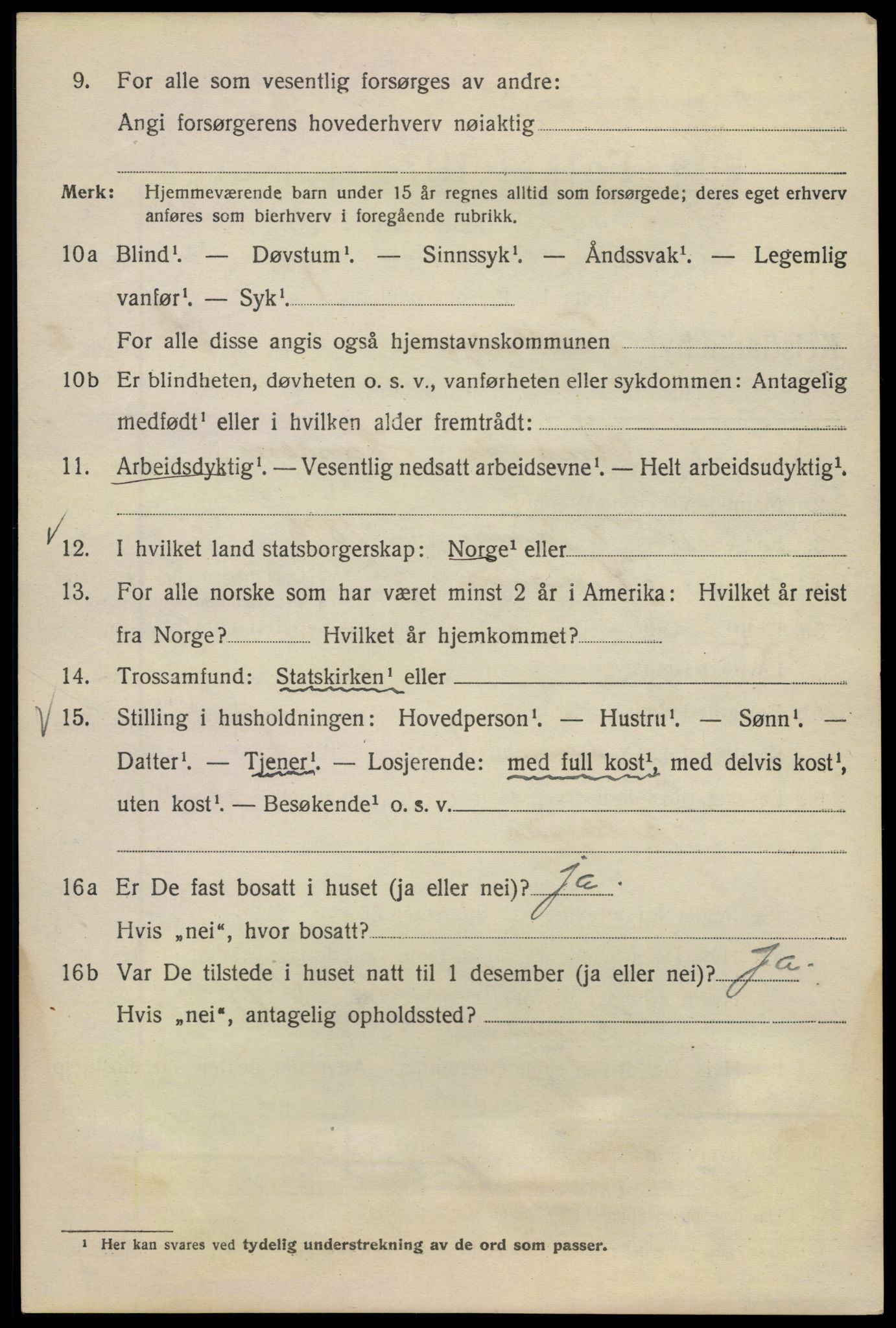 SAO, 1920 census for Kristiania, 1920, p. 588314