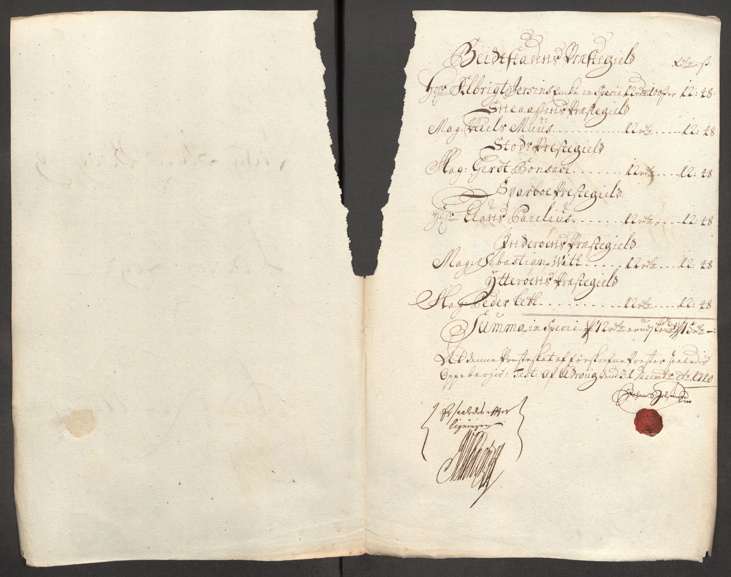 Rentekammeret inntil 1814, Reviderte regnskaper, Fogderegnskap, RA/EA-4092/R63/L4318: Fogderegnskap Inderøy, 1710, p. 127