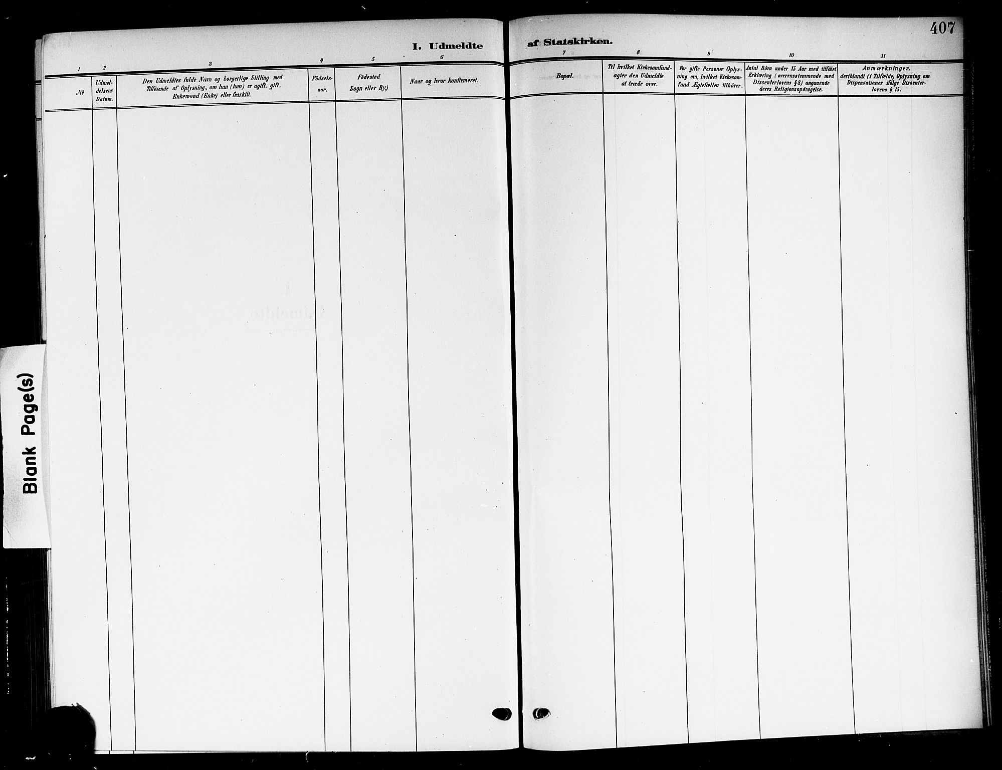 Horten kirkebøker, AV/SAKO-A-348/G/Ga/L0007: Parish register (copy) no. 7, 1905-1915, p. 407