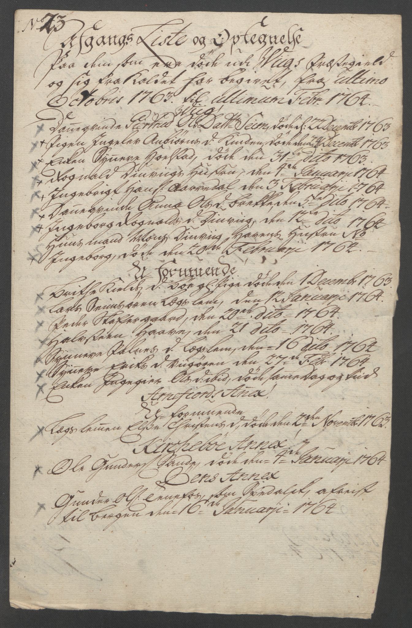 Rentekammeret inntil 1814, Reviderte regnskaper, Fogderegnskap, AV/RA-EA-4092/R52/L3418: Ekstraskatten Sogn, 1762-1769, p. 307