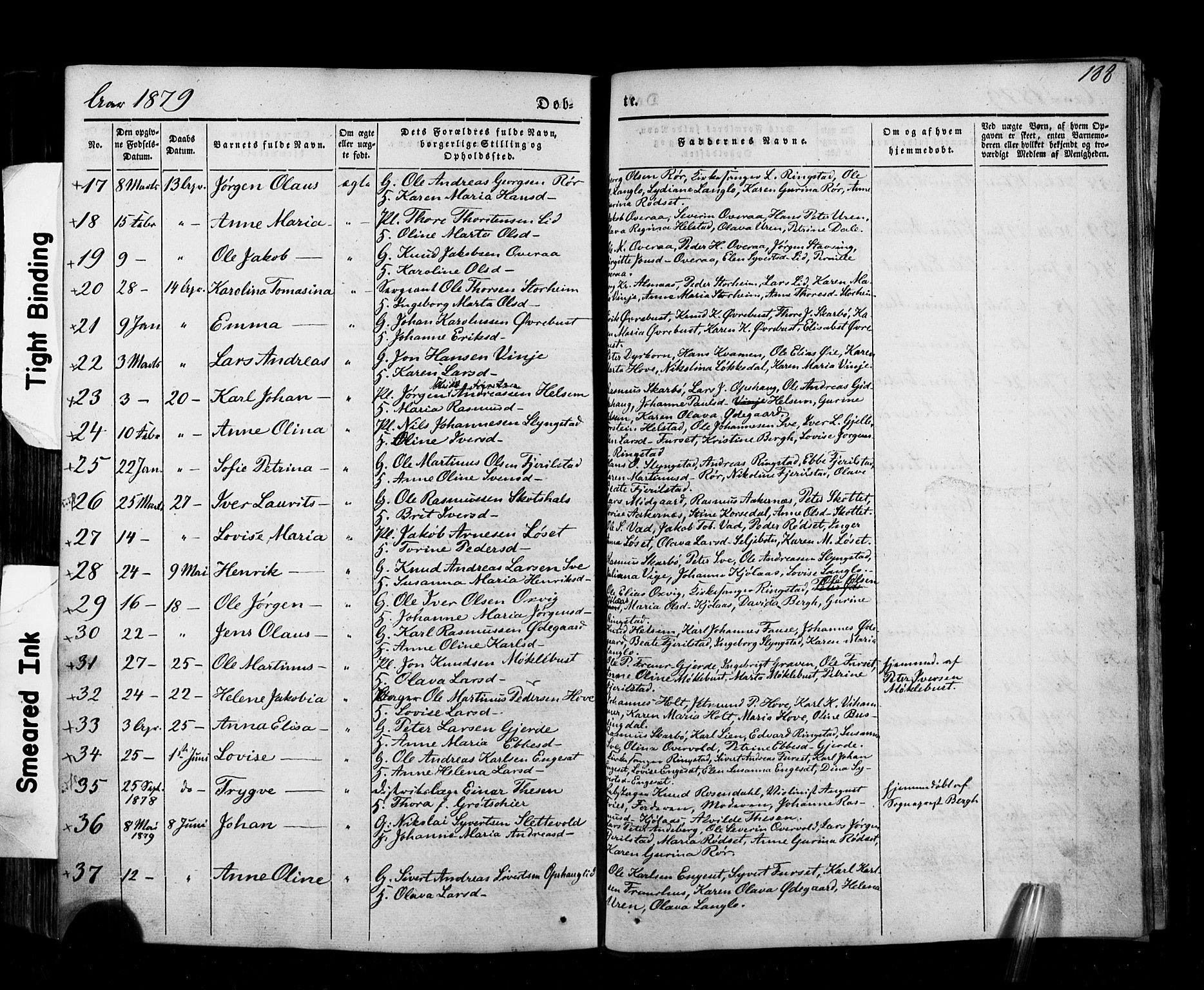 Ministerialprotokoller, klokkerbøker og fødselsregistre - Møre og Romsdal, AV/SAT-A-1454/520/L0275: Parish register (official) no. 520A05, 1844-1881, p. 188