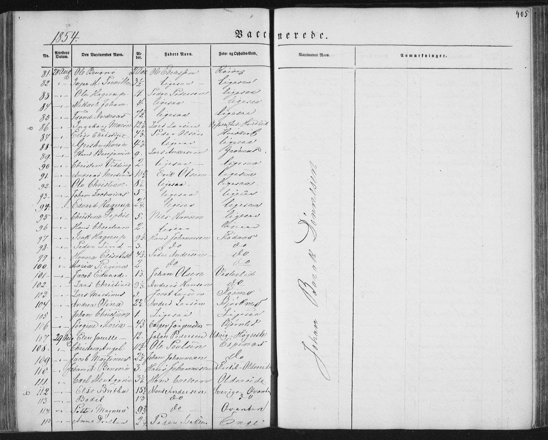 Ministerialprotokoller, klokkerbøker og fødselsregistre - Nordland, AV/SAT-A-1459/852/L0738: Parish register (official) no. 852A08, 1849-1865, p. 405