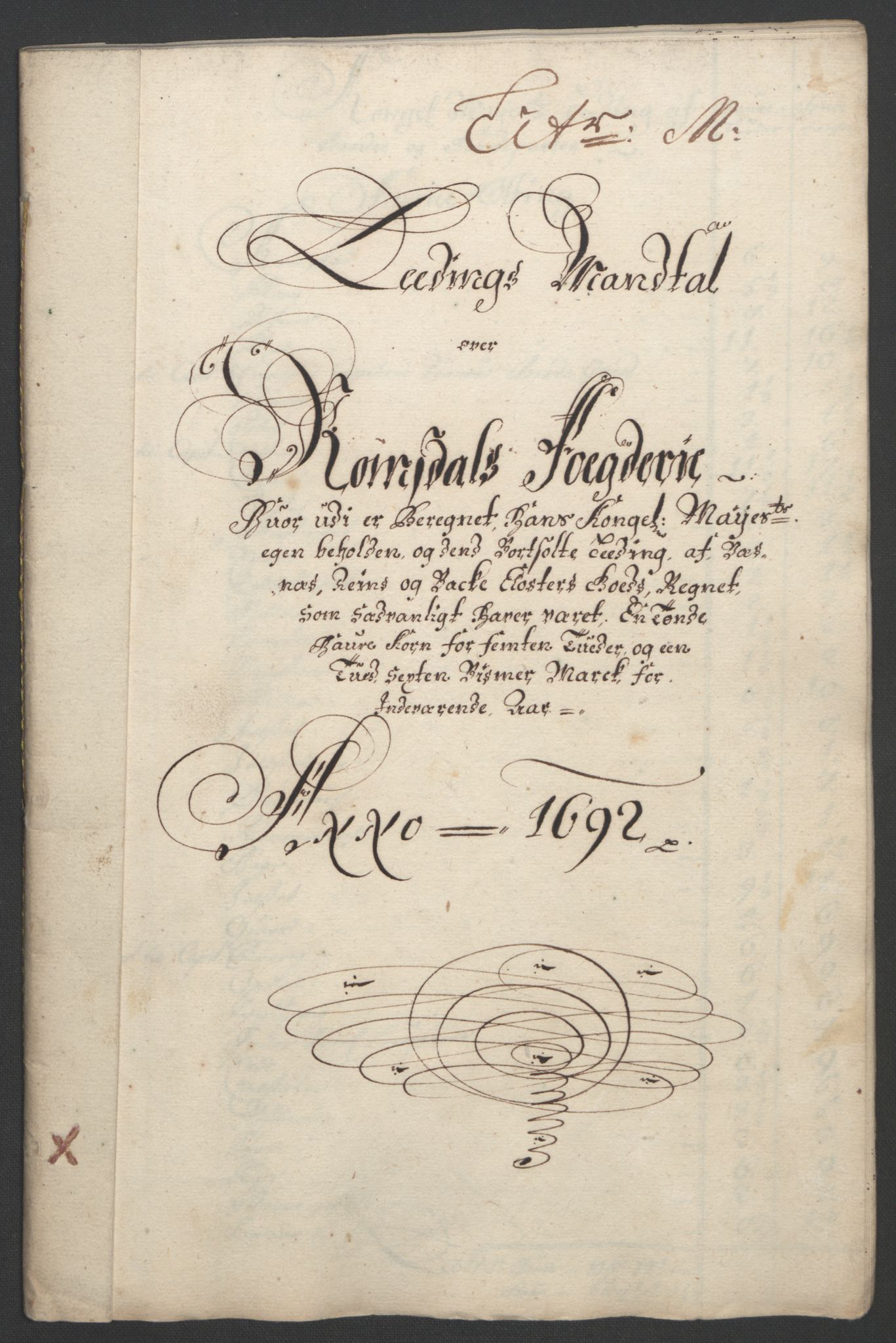 Rentekammeret inntil 1814, Reviderte regnskaper, Fogderegnskap, RA/EA-4092/R55/L3650: Fogderegnskap Romsdal, 1692, p. 140