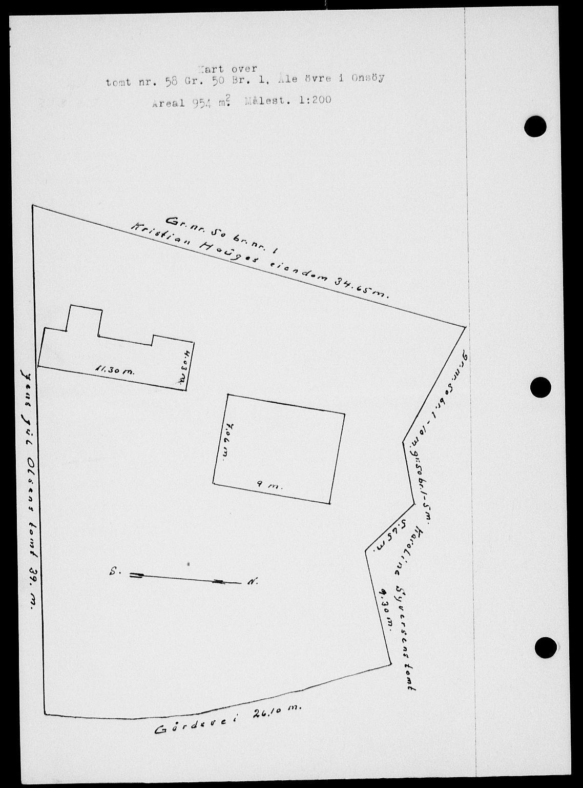 Onsøy sorenskriveri, SAO/A-10474/G/Ga/Gab/L0021: Mortgage book no. II A-21, 1947-1947, Diary no: : 2284/1947