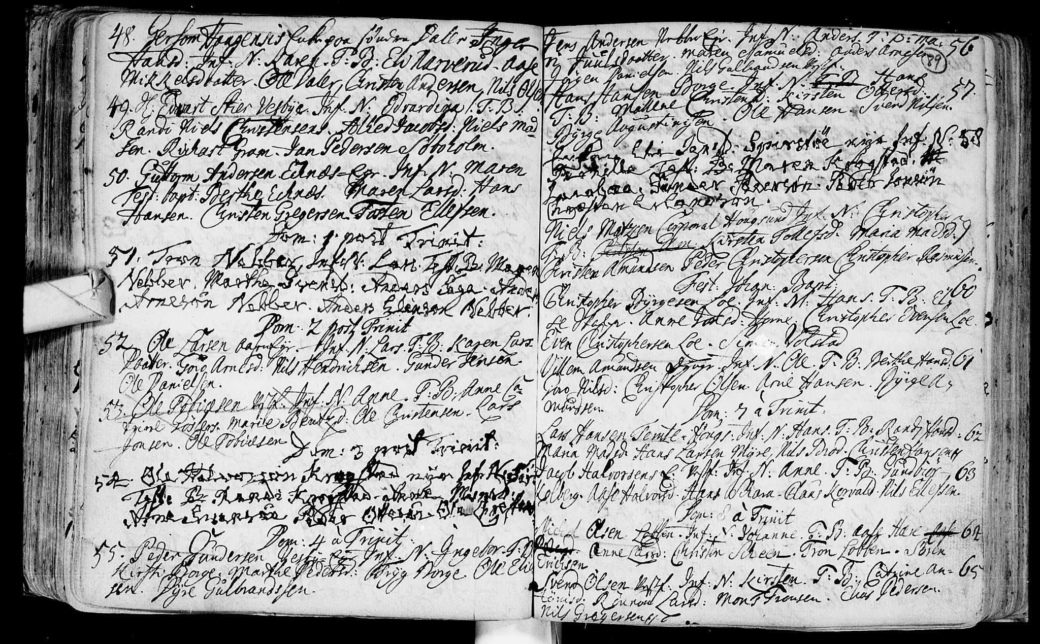 Eiker kirkebøker, AV/SAKO-A-4/F/Fa/L0003: Parish register (official) no. I 3, 1724-1753, p. 89