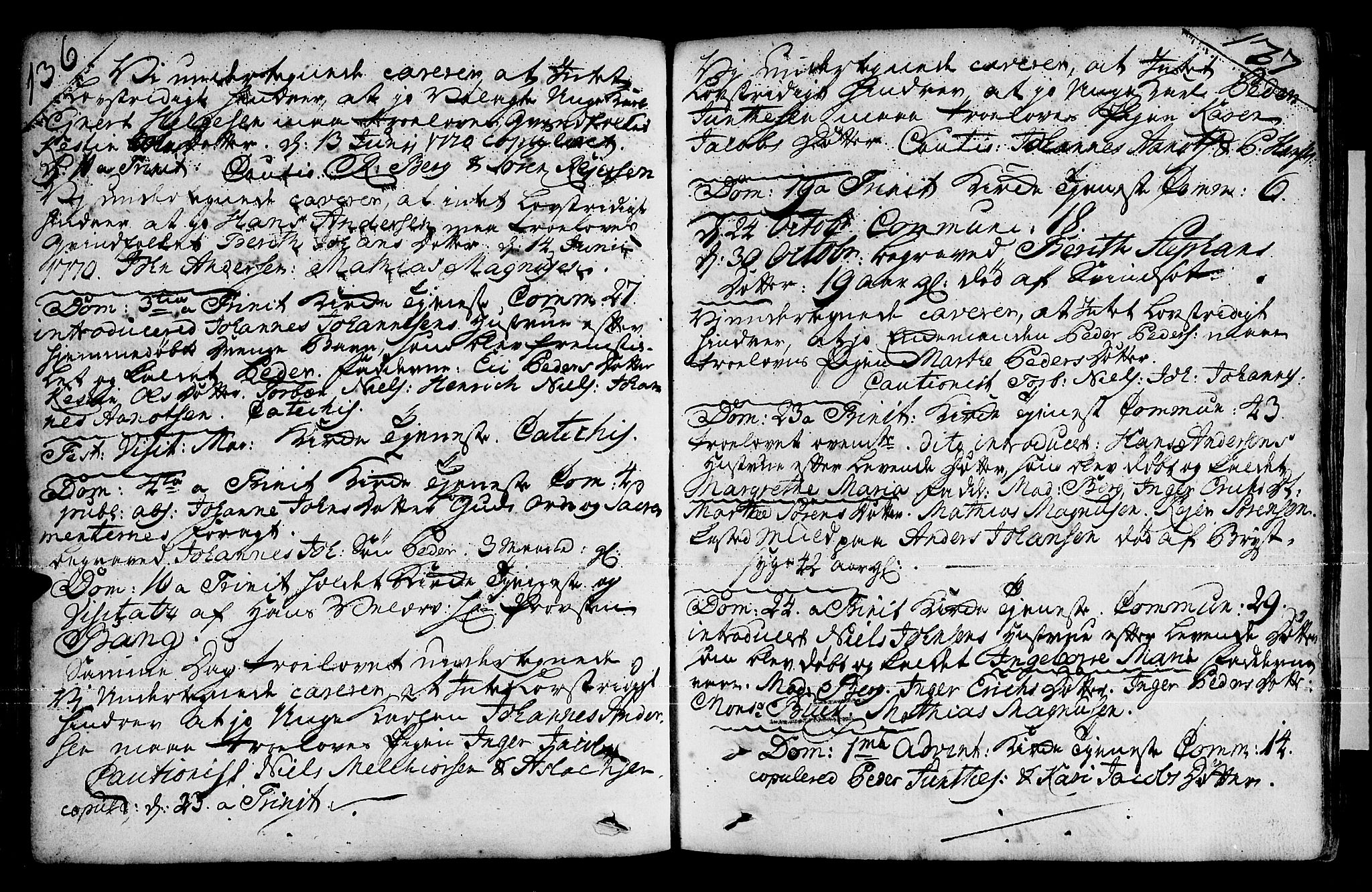 Loppa sokneprestkontor, AV/SATØ-S-1339/H/Ha/L0001kirke: Parish register (official) no. 1 /1, 1753-1784, p. 136-137